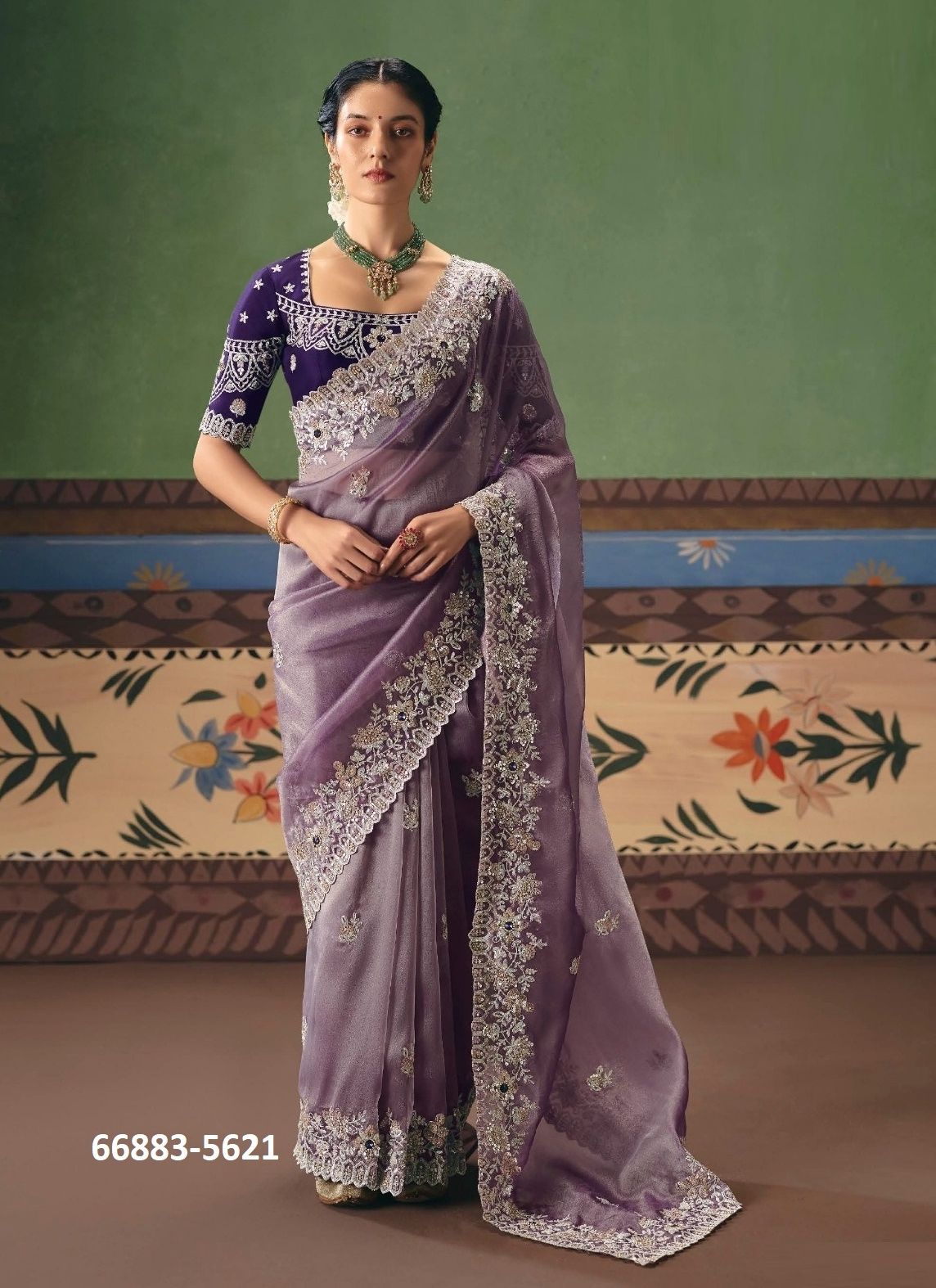 SHRINGAR - Catalog # 66883 (Set of 10 Sarees) SHRINGAR - Catalog # 66883 (Set of 10 Sarees)