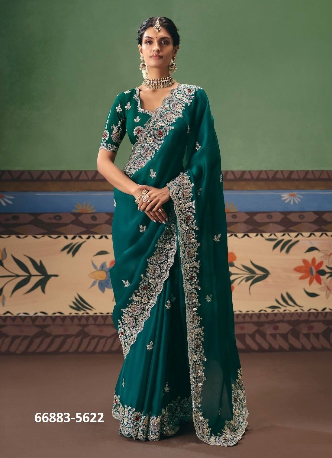 SHRINGAR - Catalog # 66883 (Set of 10 Sarees) SHRINGAR - Catalog # 66883 (Set of 10 Sarees)