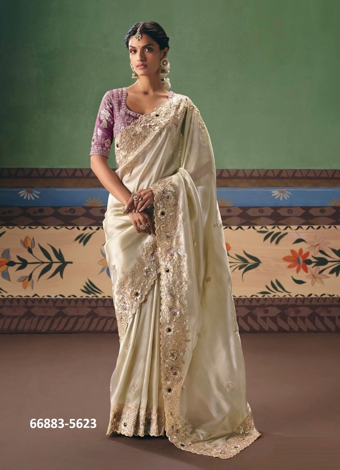 SHRINGAR - Catalog # 66883 (Set of 10 Sarees) SHRINGAR - Catalog # 66883 (Set of 10 Sarees)