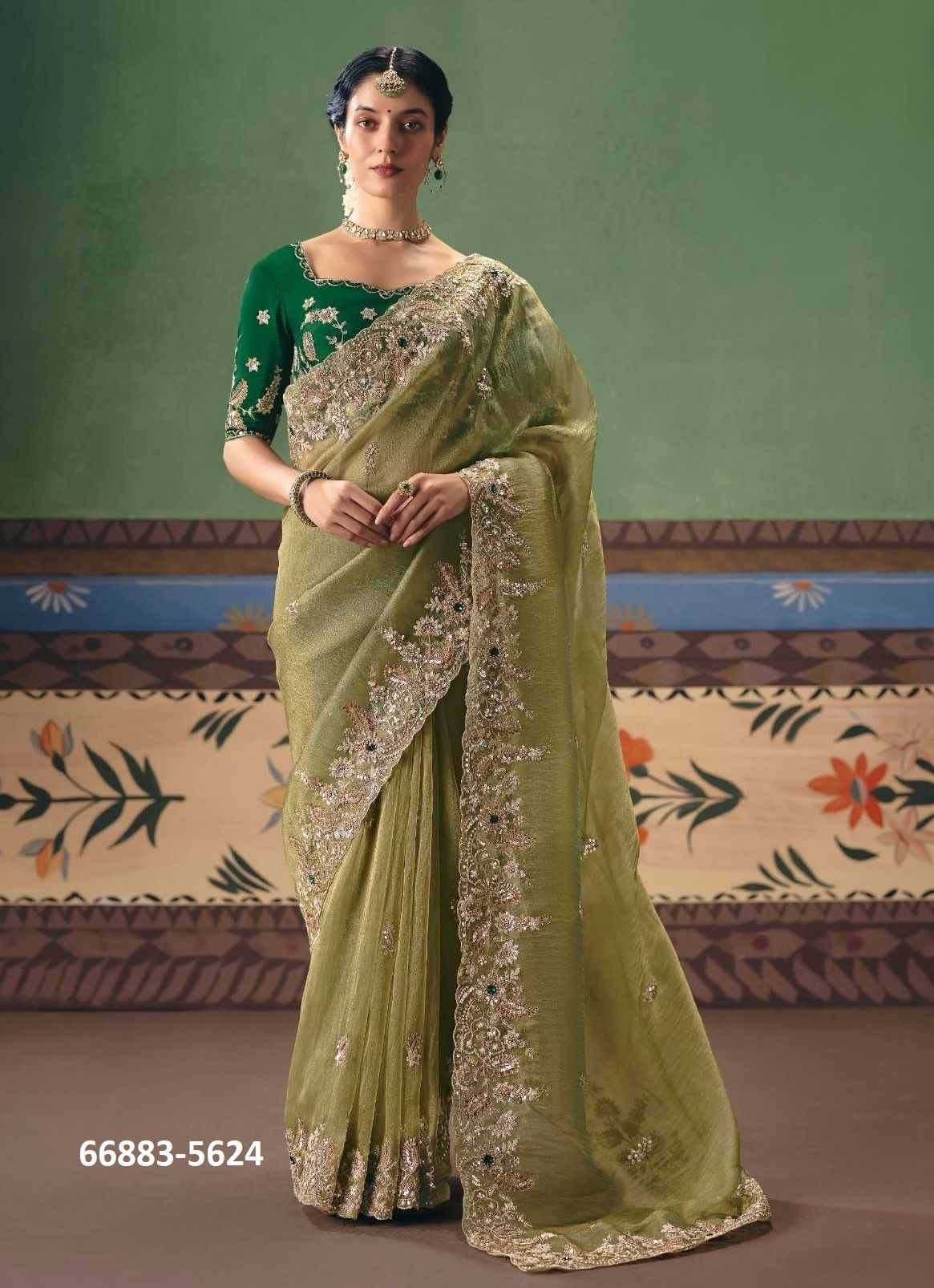 SHRINGAR - Catalog # 66883 (Set of 10 Sarees) SHRINGAR - Catalog # 66883 (Set of 10 Sarees)