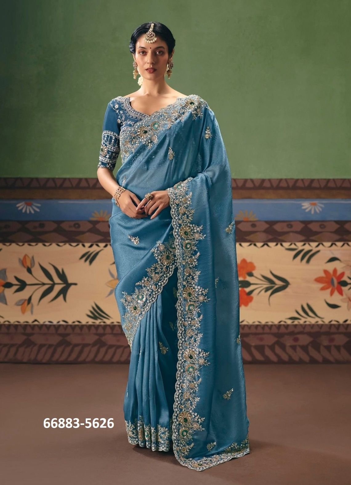 SHRINGAR - Catalog # 66883 (Set of 10 Sarees) SHRINGAR - Catalog # 66883 (Set of 10 Sarees)