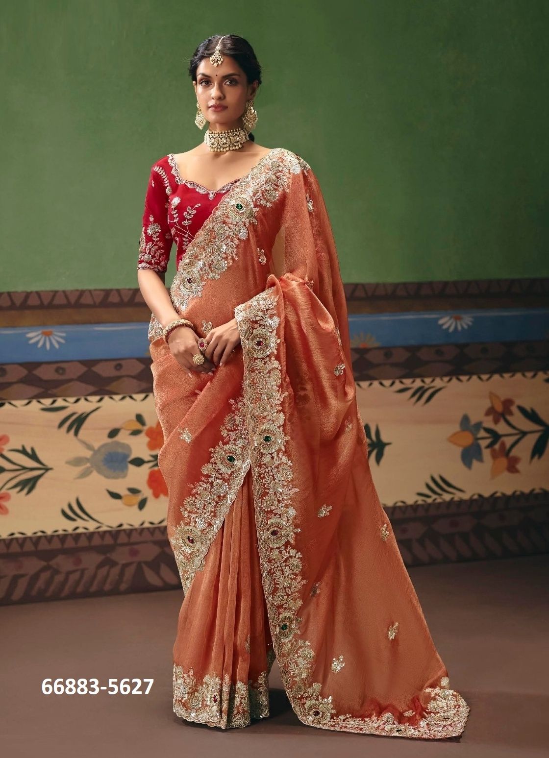 SHRINGAR - Catalog # 66883 (Set of 10 Sarees) SHRINGAR - Catalog # 66883 (Set of 10 Sarees)