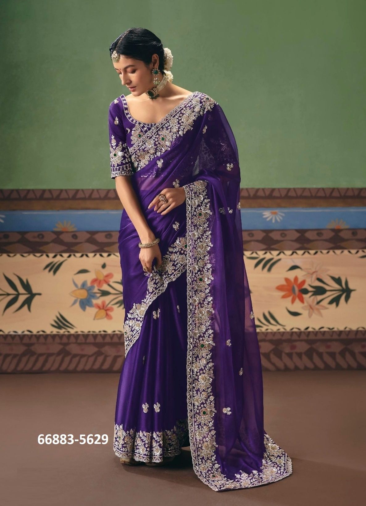 SHRINGAR - Catalog # 66883 (Set of 10 Sarees) SHRINGAR - Catalog # 66883 (Set of 10 Sarees)