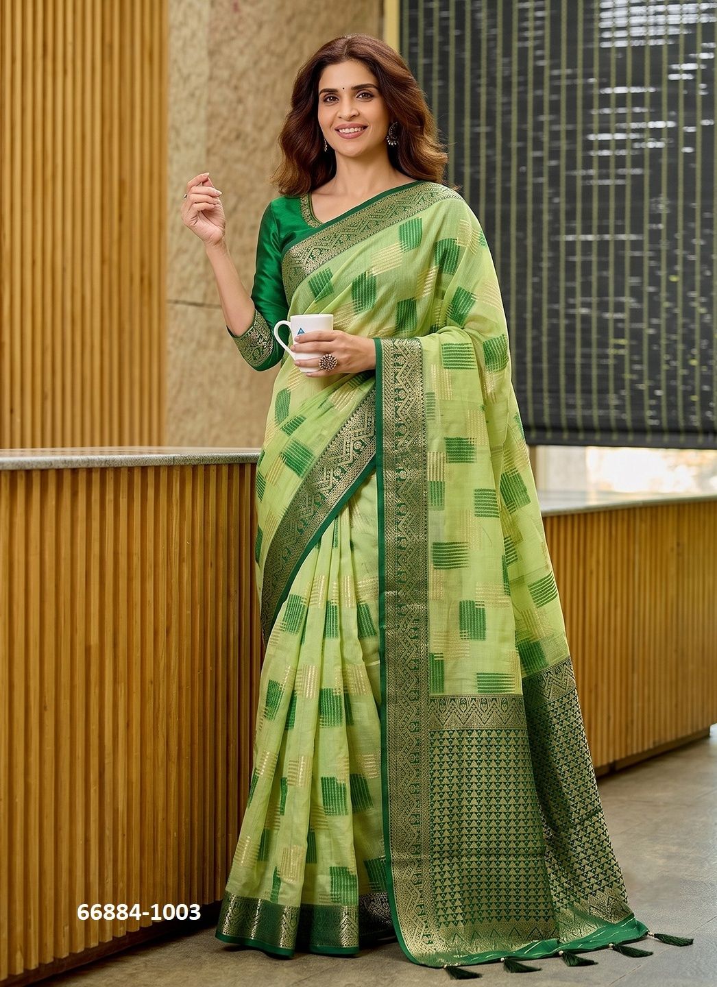 ASOPALAV - Catalog # 66884 (Set of 5 Sarees) ASOPALAV - Catalog # 66884 (Set of 5 Sarees)