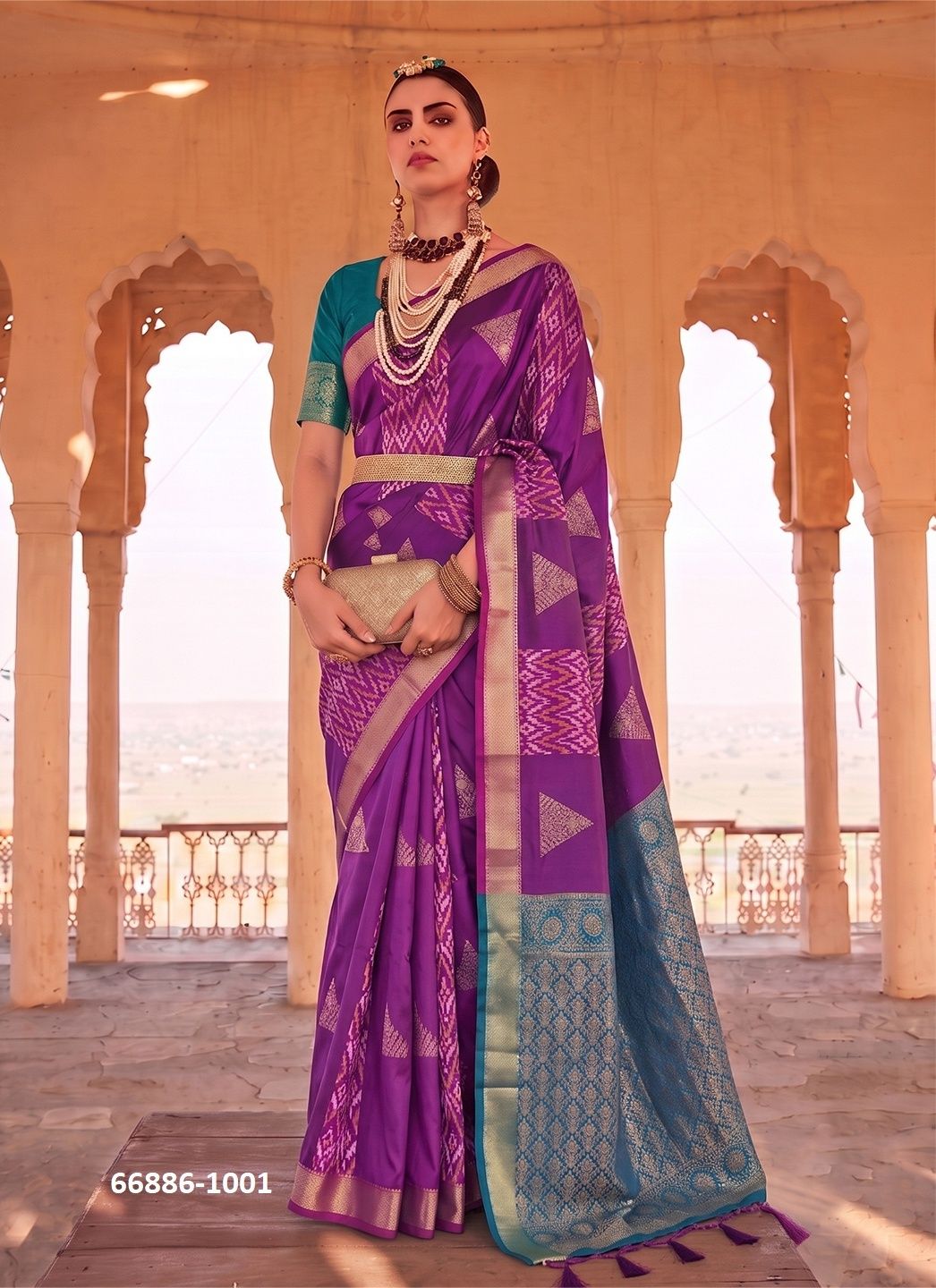 SAGARIKA - Catalog # 66886 (Set of 6 Sarees) SAGARIKA - Catalog # 66886 (Set of 6 Sarees)