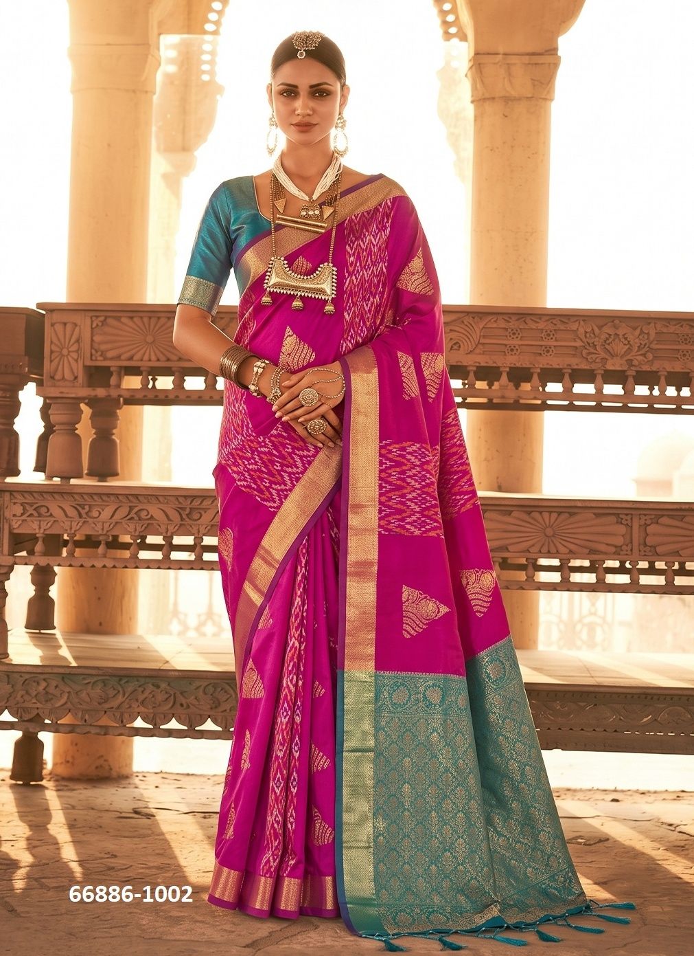 SAGARIKA - Catalog # 66886 (Set of 6 Sarees) SAGARIKA - Catalog # 66886 (Set of 6 Sarees)