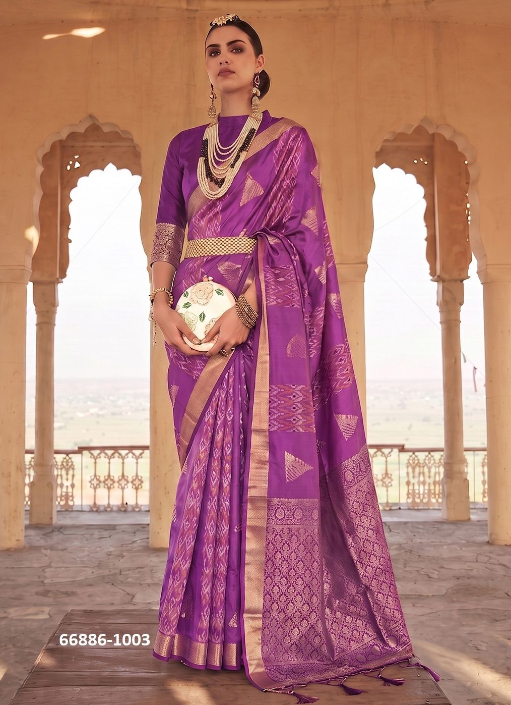 SAGARIKA - Catalog # 66886 (Set of 6 Sarees) SAGARIKA - Catalog # 66886 (Set of 6 Sarees)