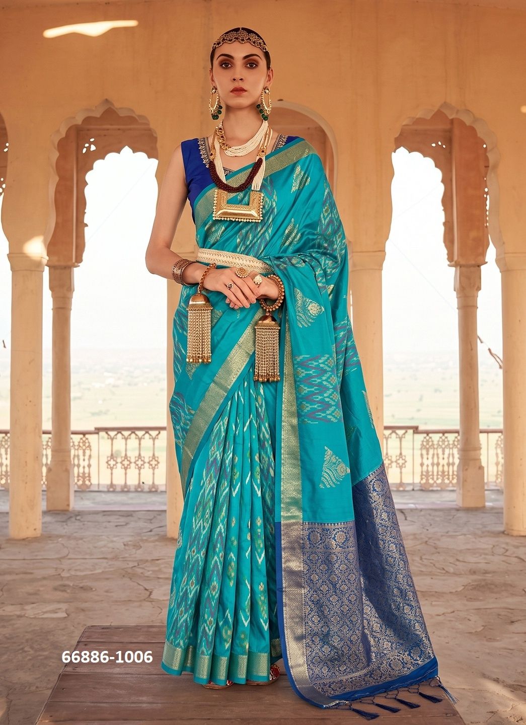 SAGARIKA - Catalog # 66886 (Set of 6 Sarees) SAGARIKA - Catalog # 66886 (Set of 6 Sarees)