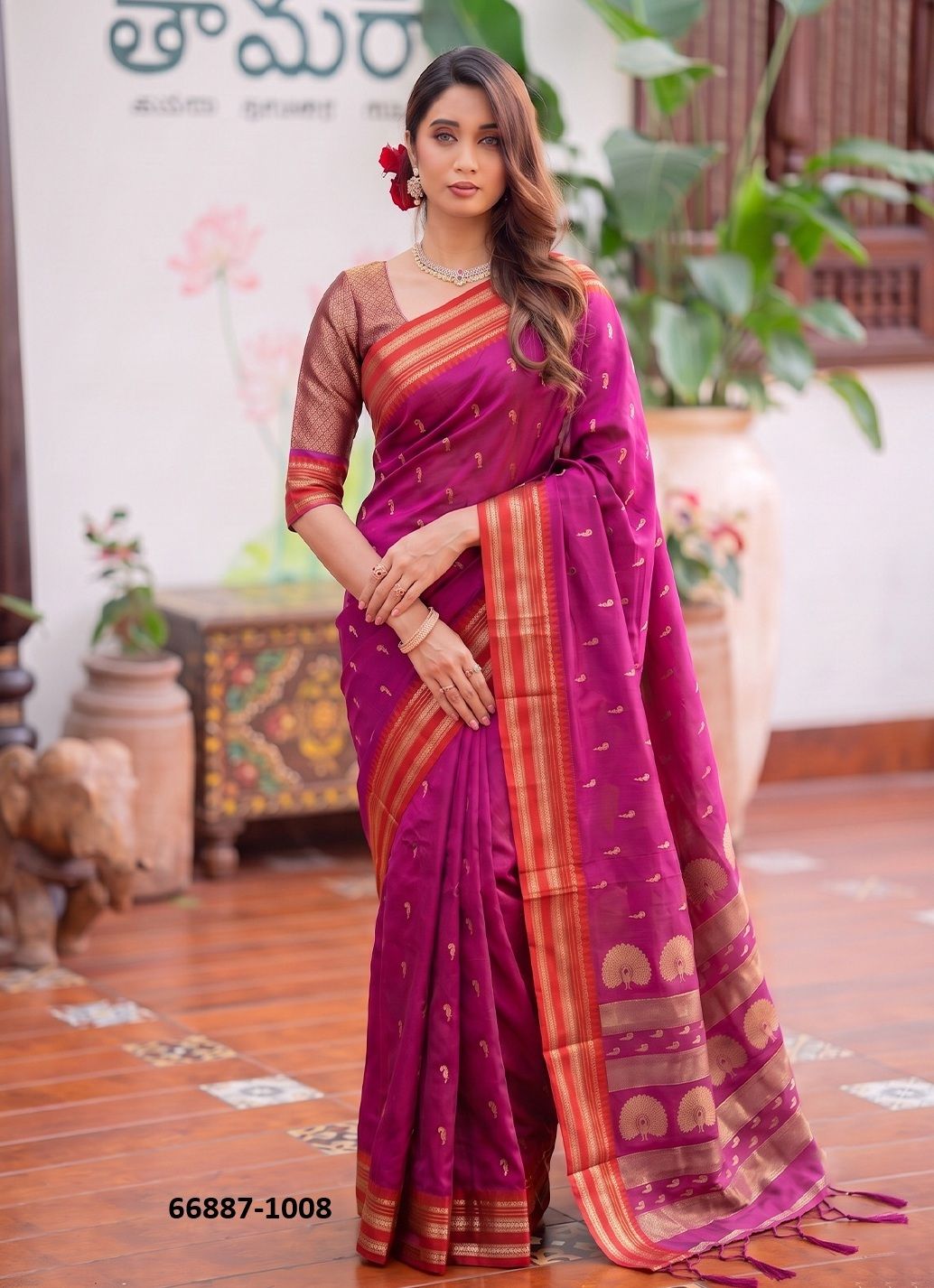 MAHALAXMI 2 - Catalog # 66887 (Set of 8 Sarees) MAHALAXMI 2 - Catalog # 66887 (Set of 8 Sarees)