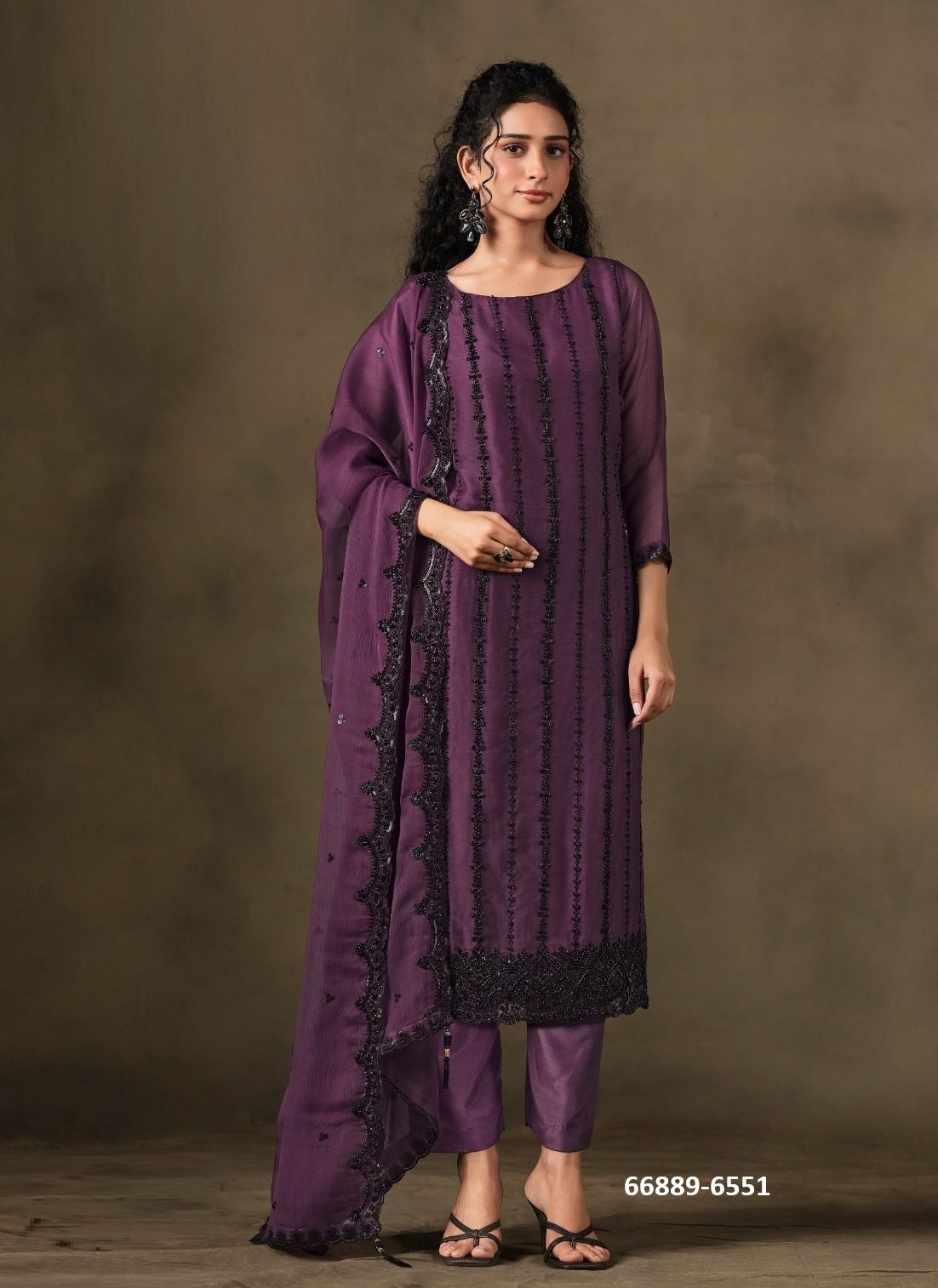 AFREEN - Catalog # 66889 (Set of 6 Readymade Salwar Suits) AFREEN - Catalog # 66889 (Set of 6 Readymade Salwar Suits)