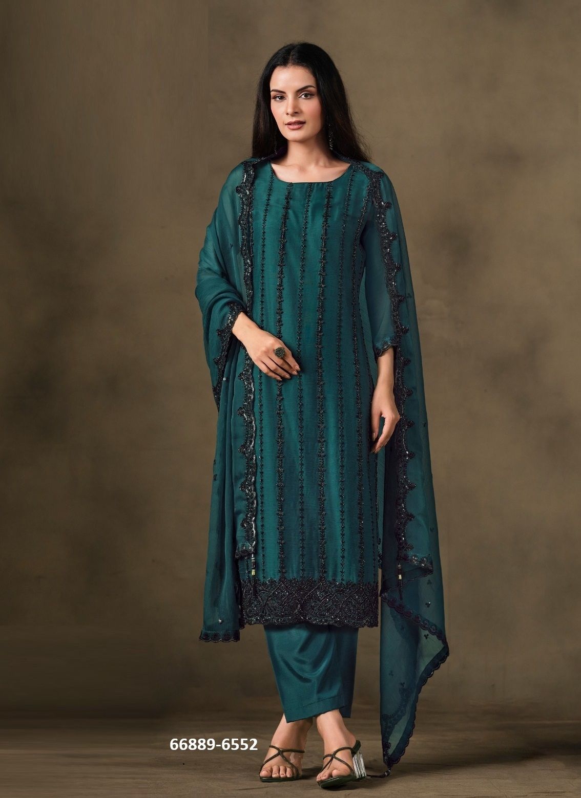 AFREEN - Catalog # 66889 (Set of 6 Readymade Salwar Suits) AFREEN - Catalog # 66889 (Set of 6 Readymade Salwar Suits)
