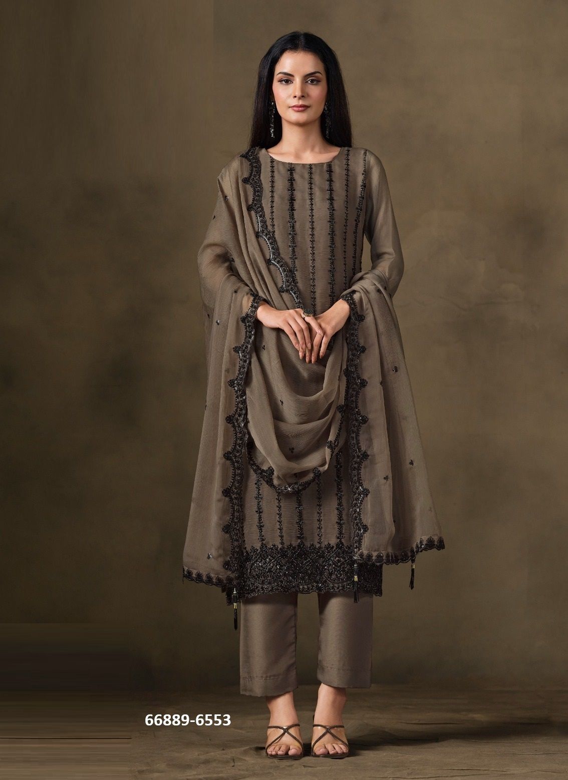 AFREEN - Catalog # 66889 (Set of 6 Readymade Salwar Suits) AFREEN - Catalog # 66889 (Set of 6 Readymade Salwar Suits)