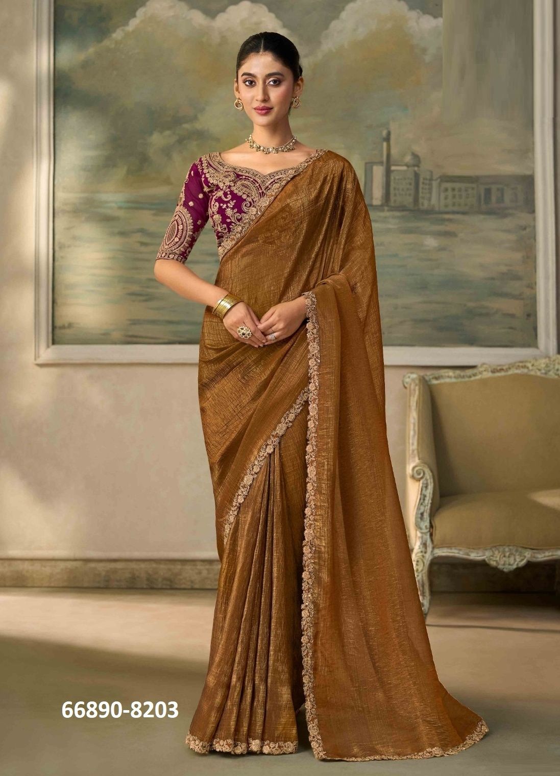 SALSA STYLE 6 - Catalog # 66890 (Set of 18 Sarees)