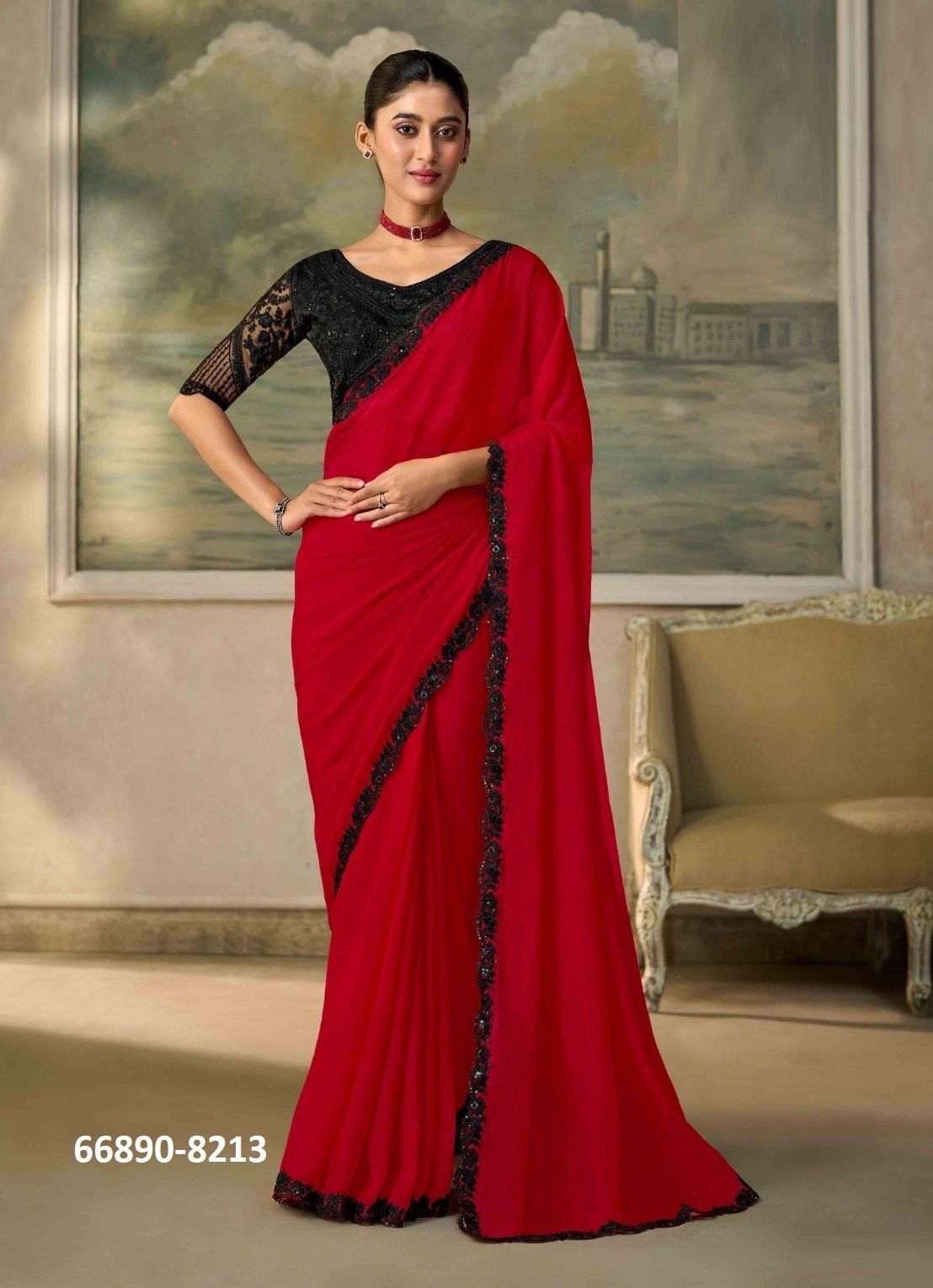 SALSA STYLE 6 - Catalog # 66890 (Set of 18 Sarees)