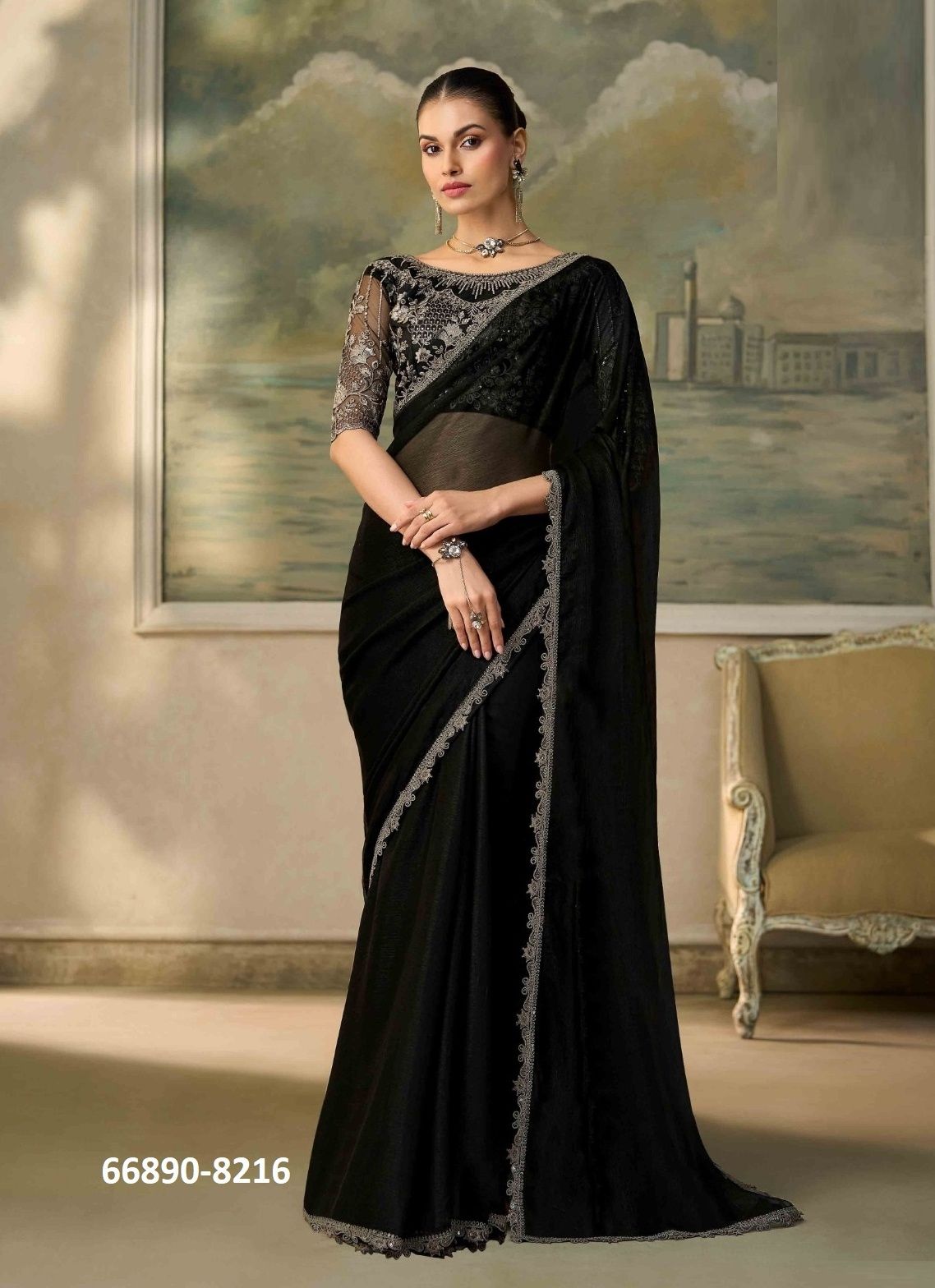 SALSA STYLE 6 - Catalog # 66890 (Set of 18 Sarees)