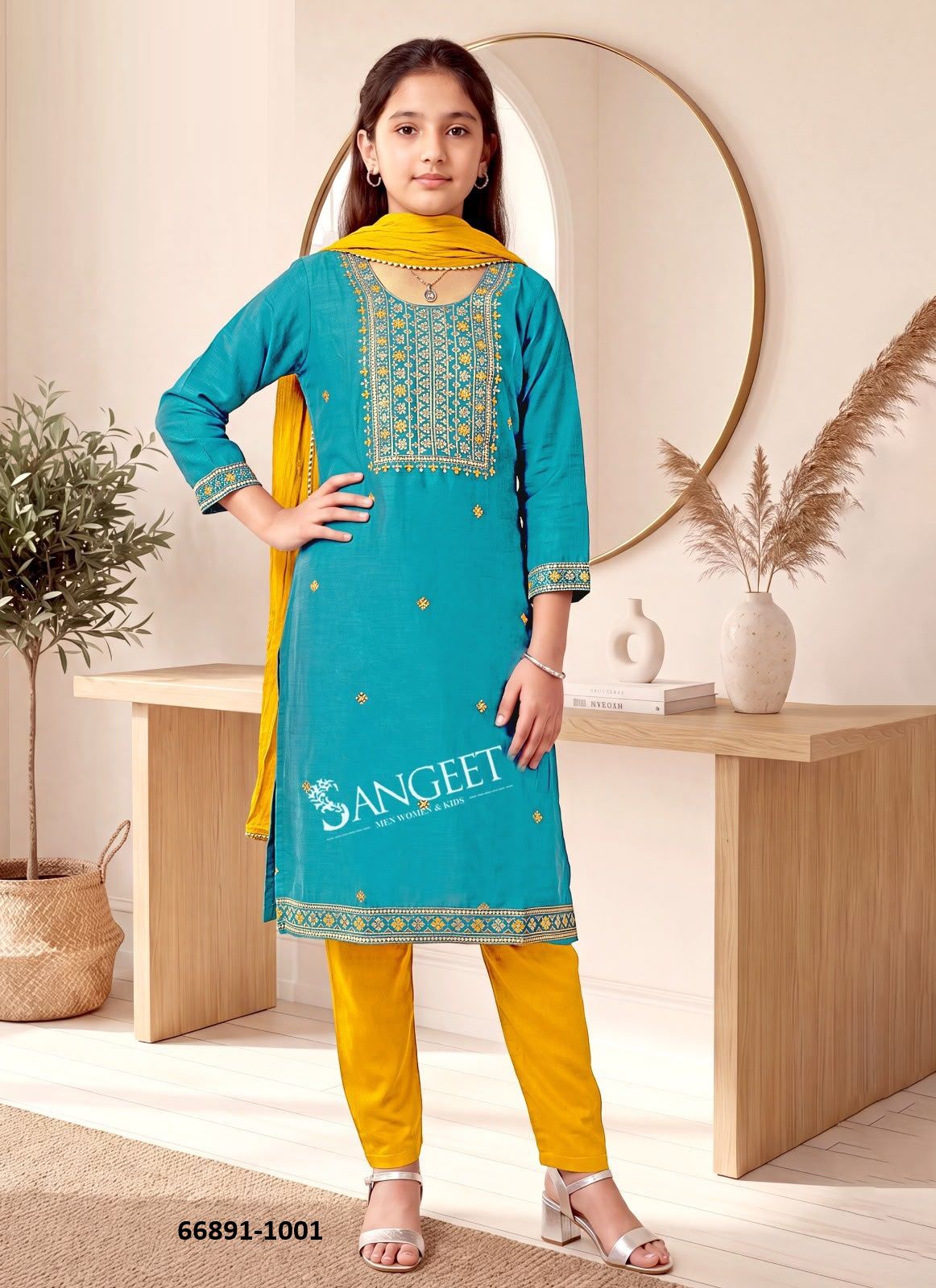 JAANVI 2 - Catalog # 66891 (Set of 2 Readymade Salwar Suits) JAANVI 2 - Catalog # 66891 (Set of 2 Readymade Salwar Suits)