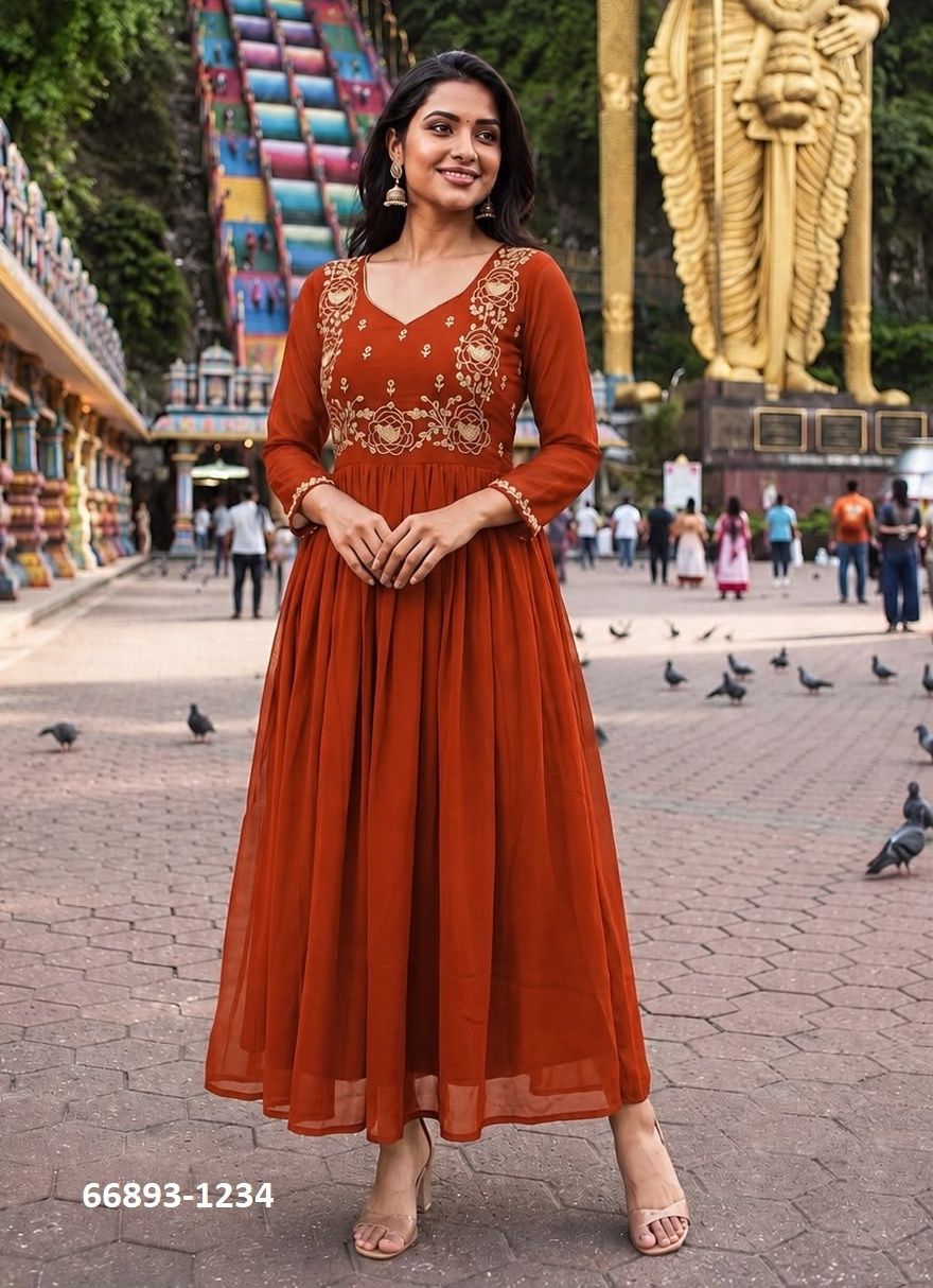 BATU CAVES - Catalog # 66893 (Set of 5 Readymade Women's Kurtis / Tops) BATU CAVES - Catalog # 66893 (Set of 5 Readymade Women's Kurtis / Tops)