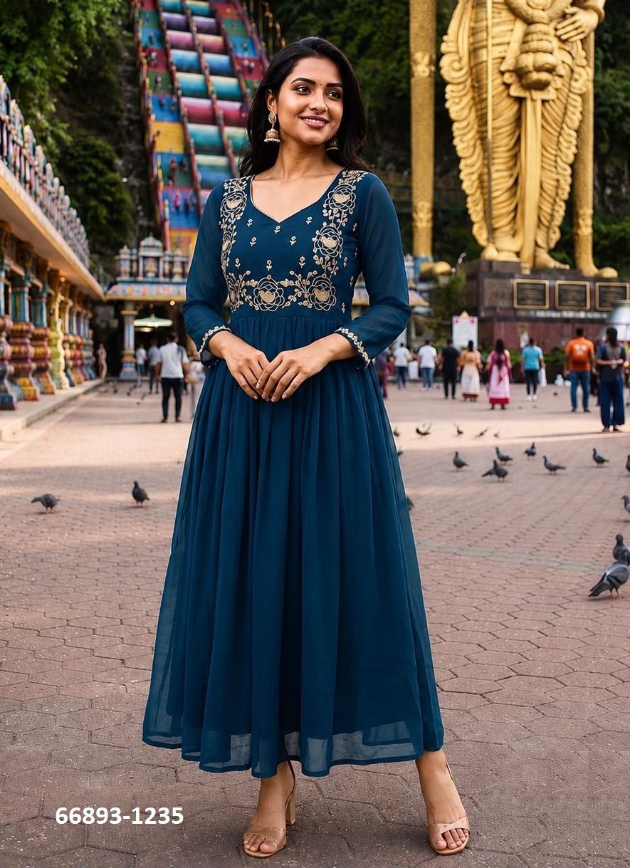 BATU CAVES - Catalog # 66893 (Set of 5 Readymade Women's Kurtis / Tops) BATU CAVES - Catalog # 66893 (Set of 5 Readymade Women's Kurtis / Tops)