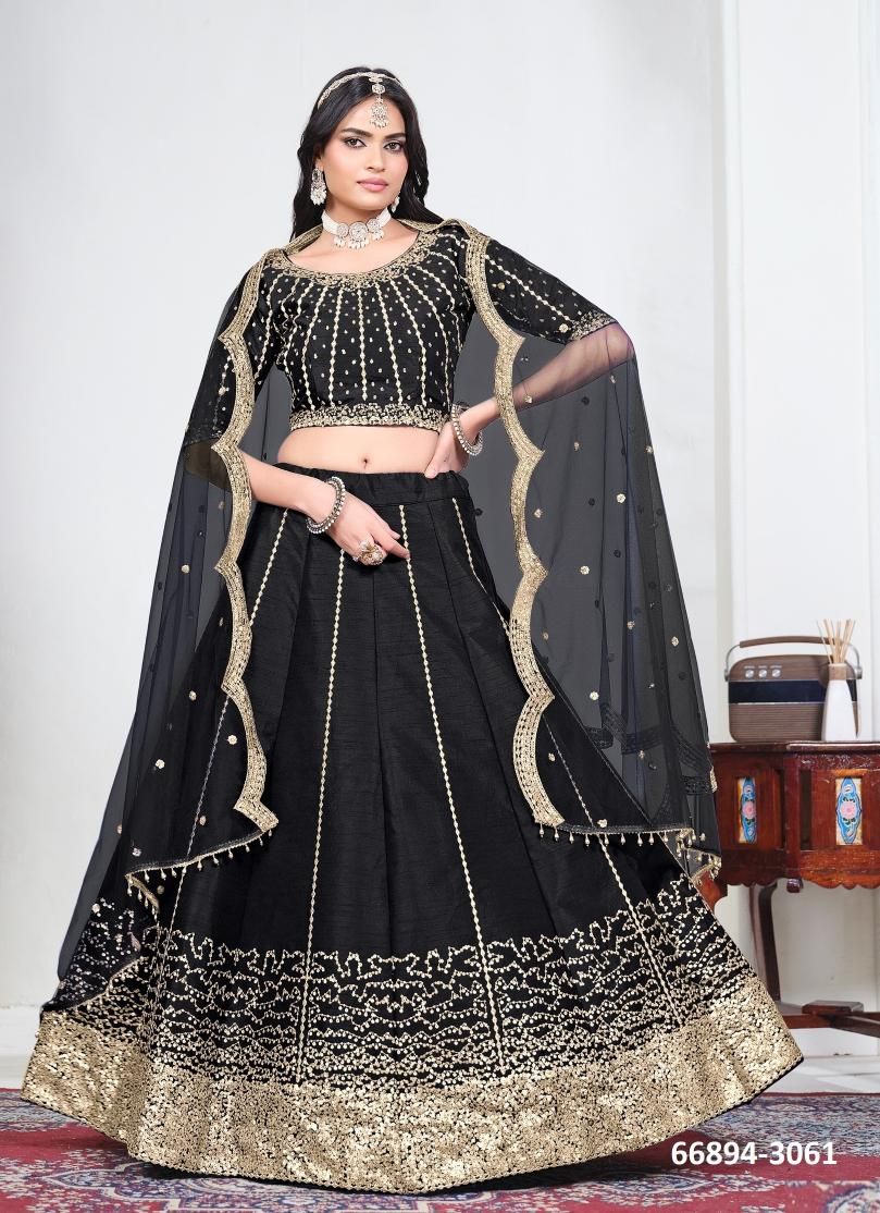 MEHVISH 36 - Catalog # 66894 (Set of 6 Semi-Stitched Lehengas) MEHVISH 36 - Catalog # 66894 (Set of 6 Semi-Stitched Lehengas)