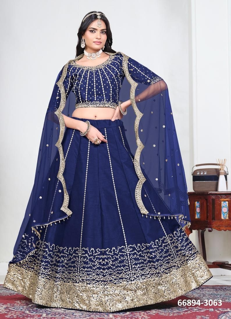 MEHVISH 36 - Catalog # 66894 (Set of 6 Semi-Stitched Lehengas) MEHVISH 36 - Catalog # 66894 (Set of 6 Semi-Stitched Lehengas)