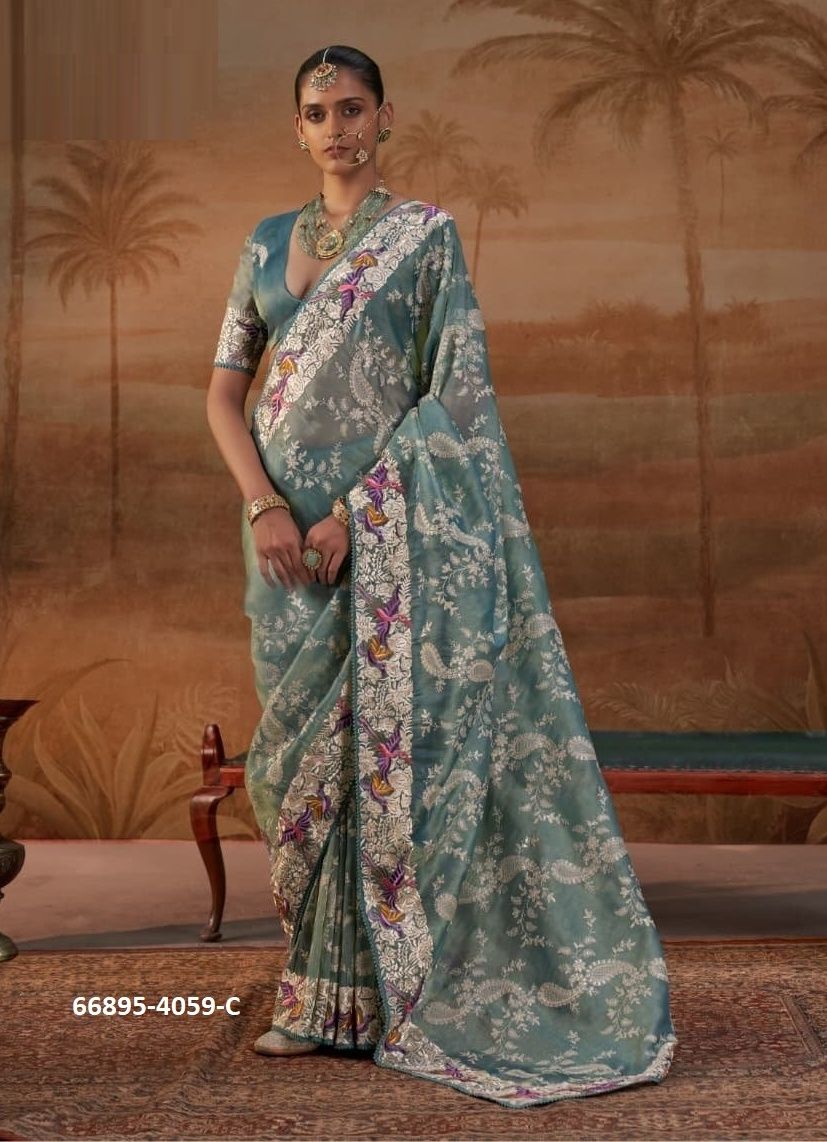 NAKSHIKAAM - Catalog # 66895 (Set of 5 Sarees) NAKSHIKAAM - Catalog # 66895 (Set of 5 Sarees)