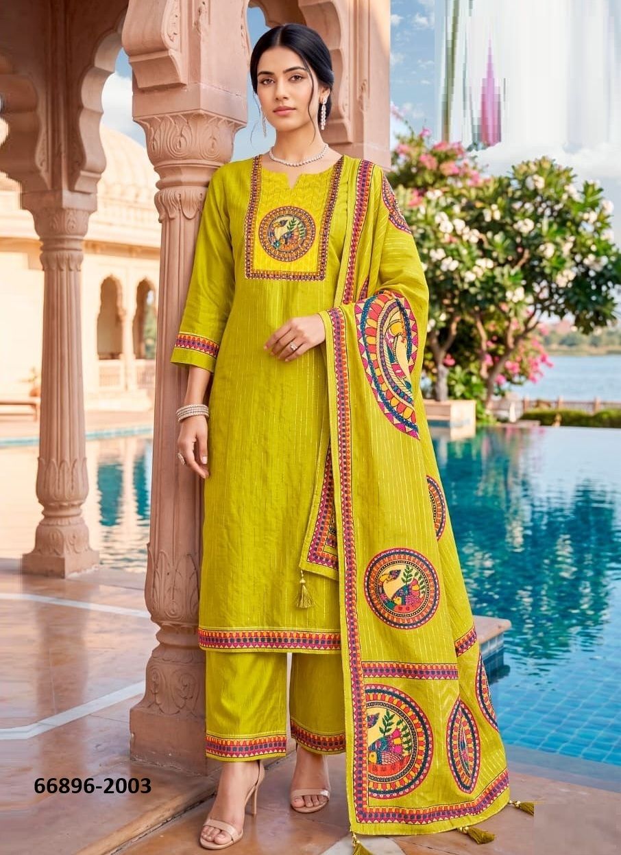 BANZARA 2 - Catalog # 66896 (Set of 6 Readymade Salwar Suits)