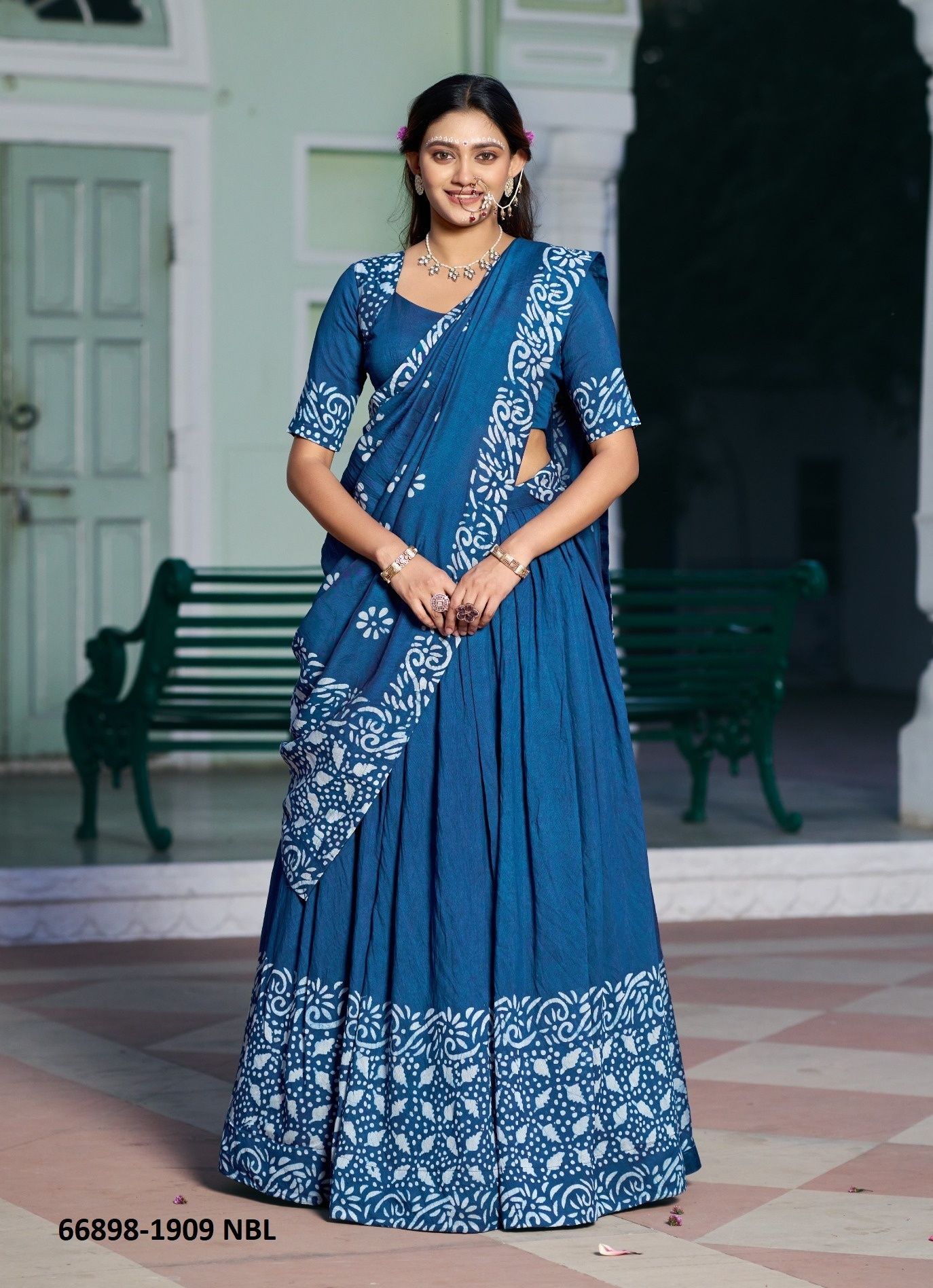 VRAJSHREE - Catalog # 66898 (Set of 4 Semi-Stitched Lehengas) VRAJSHREE - Catalog # 66898 (Set of 4 Semi-Stitched Lehengas)