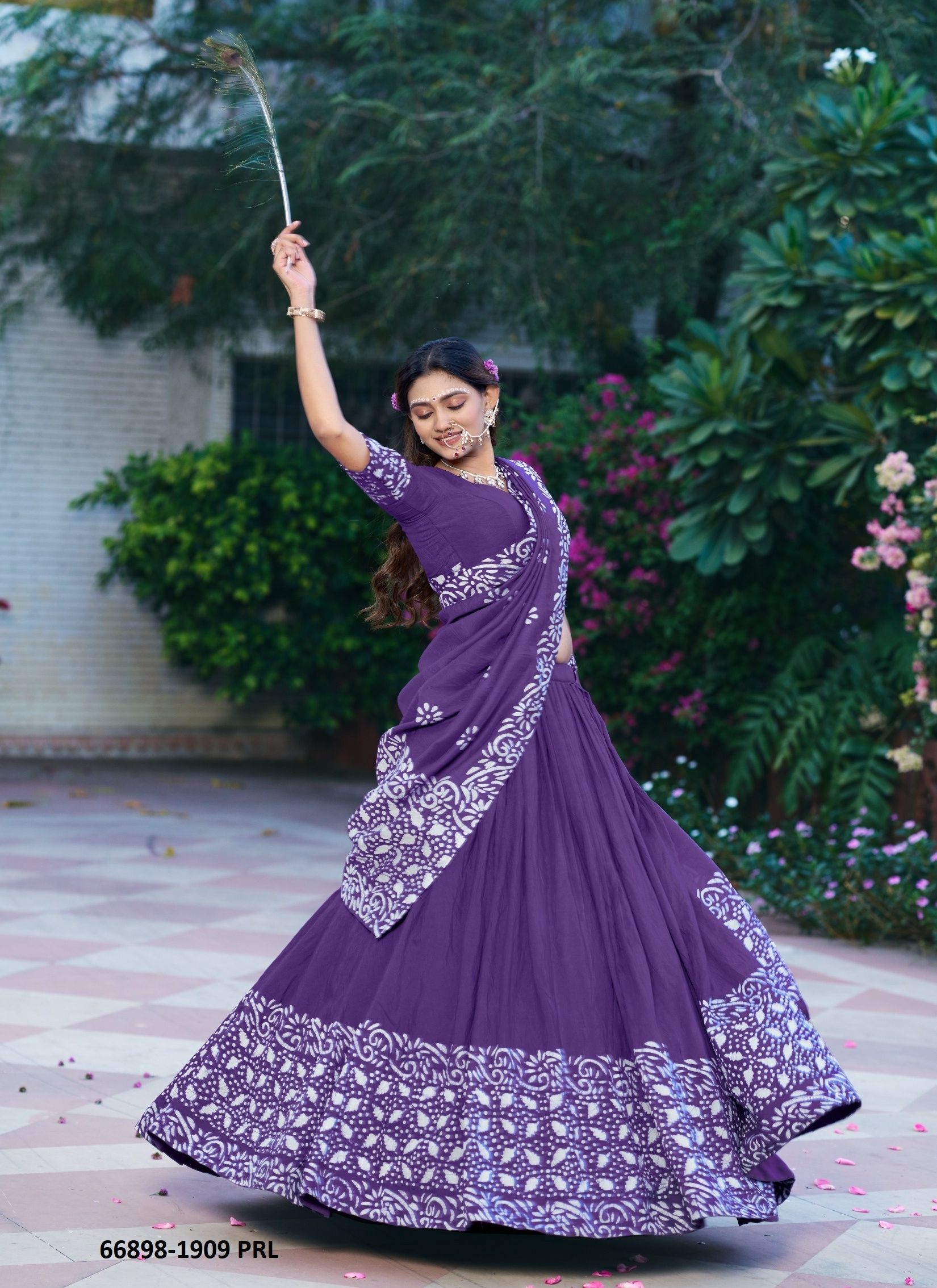 VRAJSHREE - Catalog # 66898 (Set of 4 Semi-Stitched Lehengas) VRAJSHREE - Catalog # 66898 (Set of 4 Semi-Stitched Lehengas)
