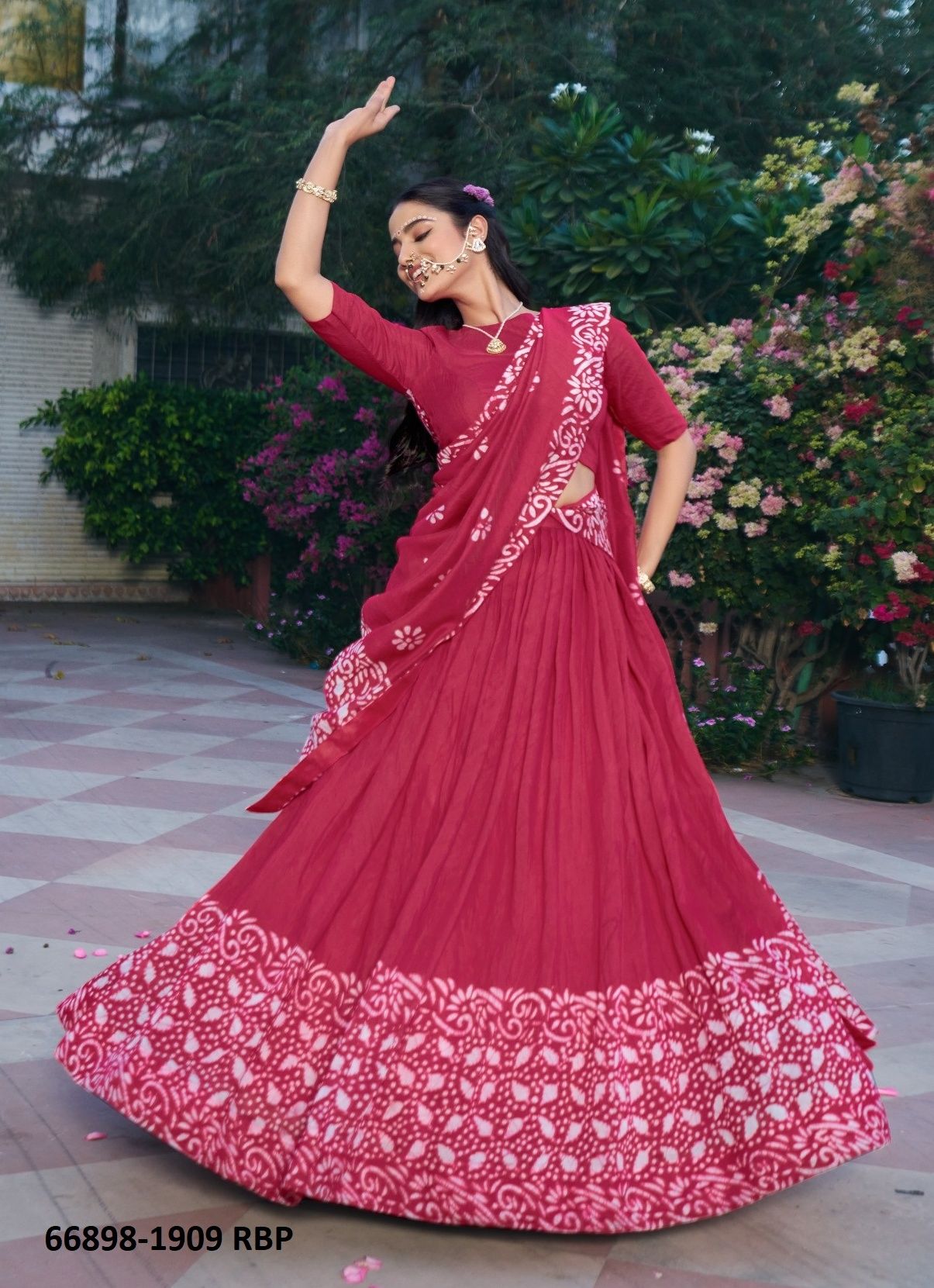 VRAJSHREE - Catalog # 66898 (Set of 4 Semi-Stitched Lehengas) VRAJSHREE - Catalog # 66898 (Set of 4 Semi-Stitched Lehengas)