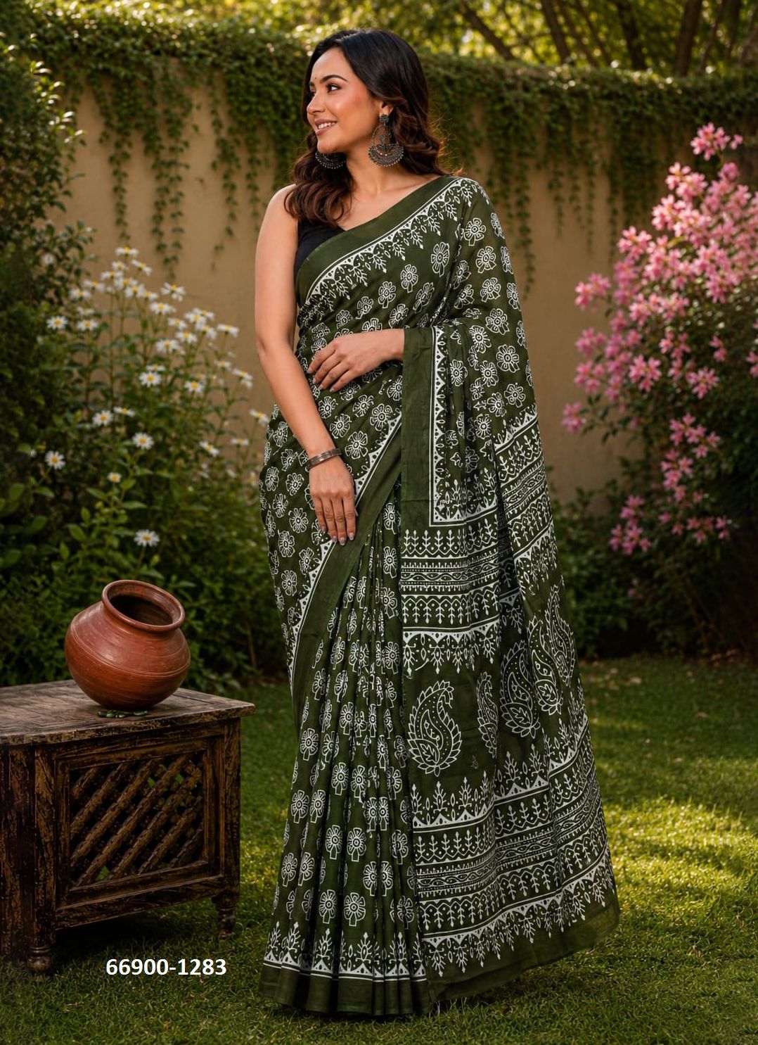 PURE MULMUL COTTON BAGRU PRINTS 10 - Catalog # 66900 (Set of 10 Sarees) PURE MULMUL COTTON BAGRU PRINTS 10 - Catalog # 66900 (Set of 10 Sarees)