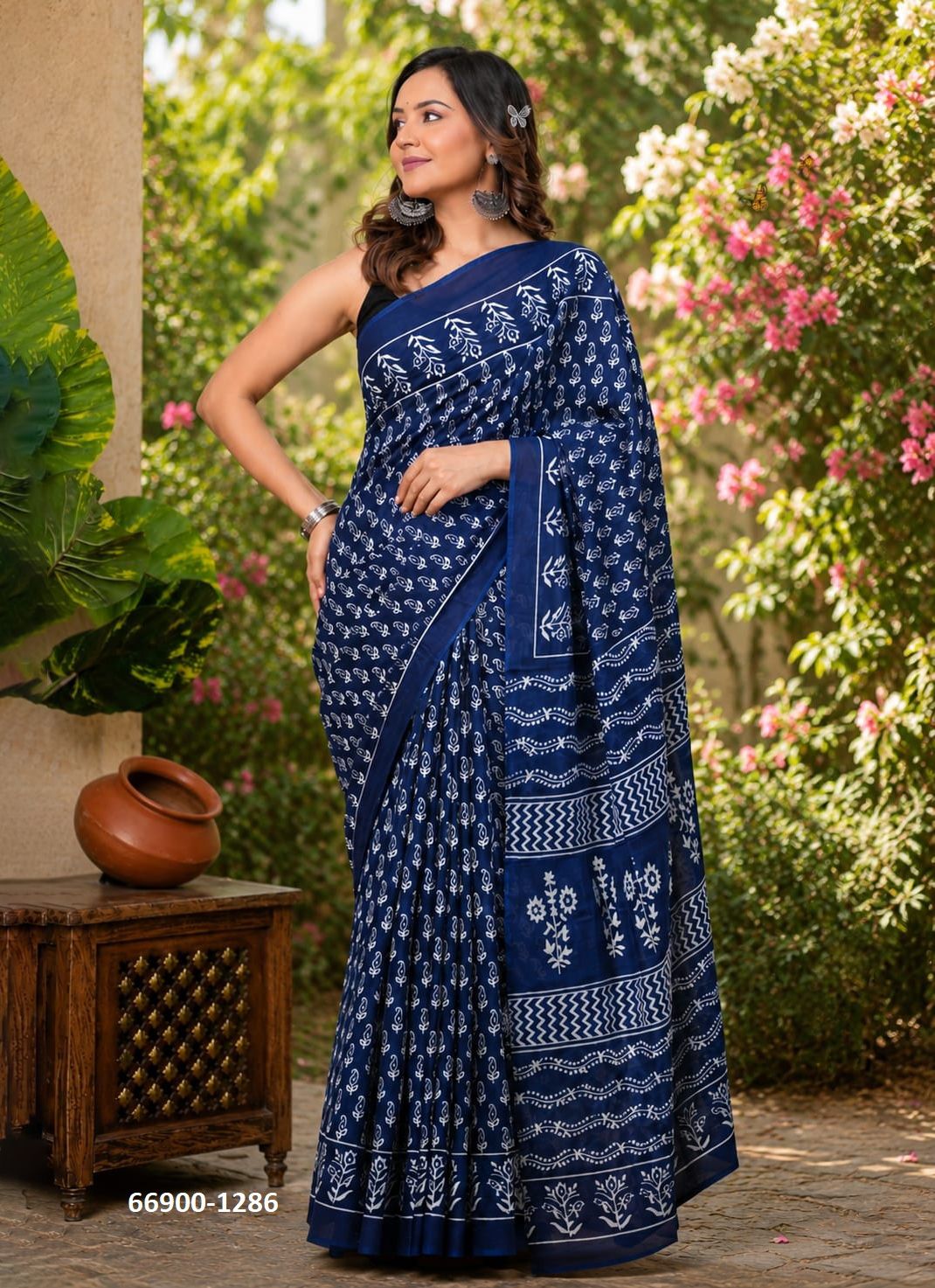PURE MULMUL COTTON BAGRU PRINTS 10 - Catalog # 66900 (Set of 10 Sarees) PURE MULMUL COTTON BAGRU PRINTS 10 - Catalog # 66900 (Set of 10 Sarees)