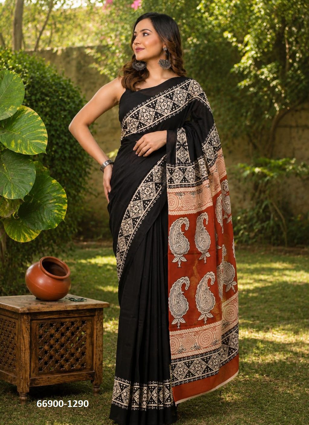 PURE MULMUL COTTON BAGRU PRINTS 10 - Catalog # 66900 (Set of 10 Sarees) PURE MULMUL COTTON BAGRU PRINTS 10 - Catalog # 66900 (Set of 10 Sarees)