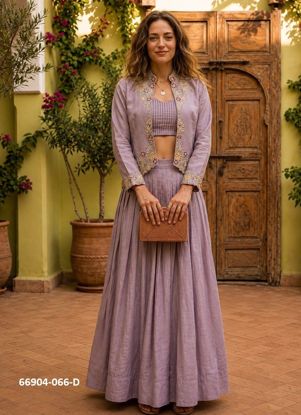 SERIES 66 - Catalog # 66904 (Set of 4 Readymade Lehengas)