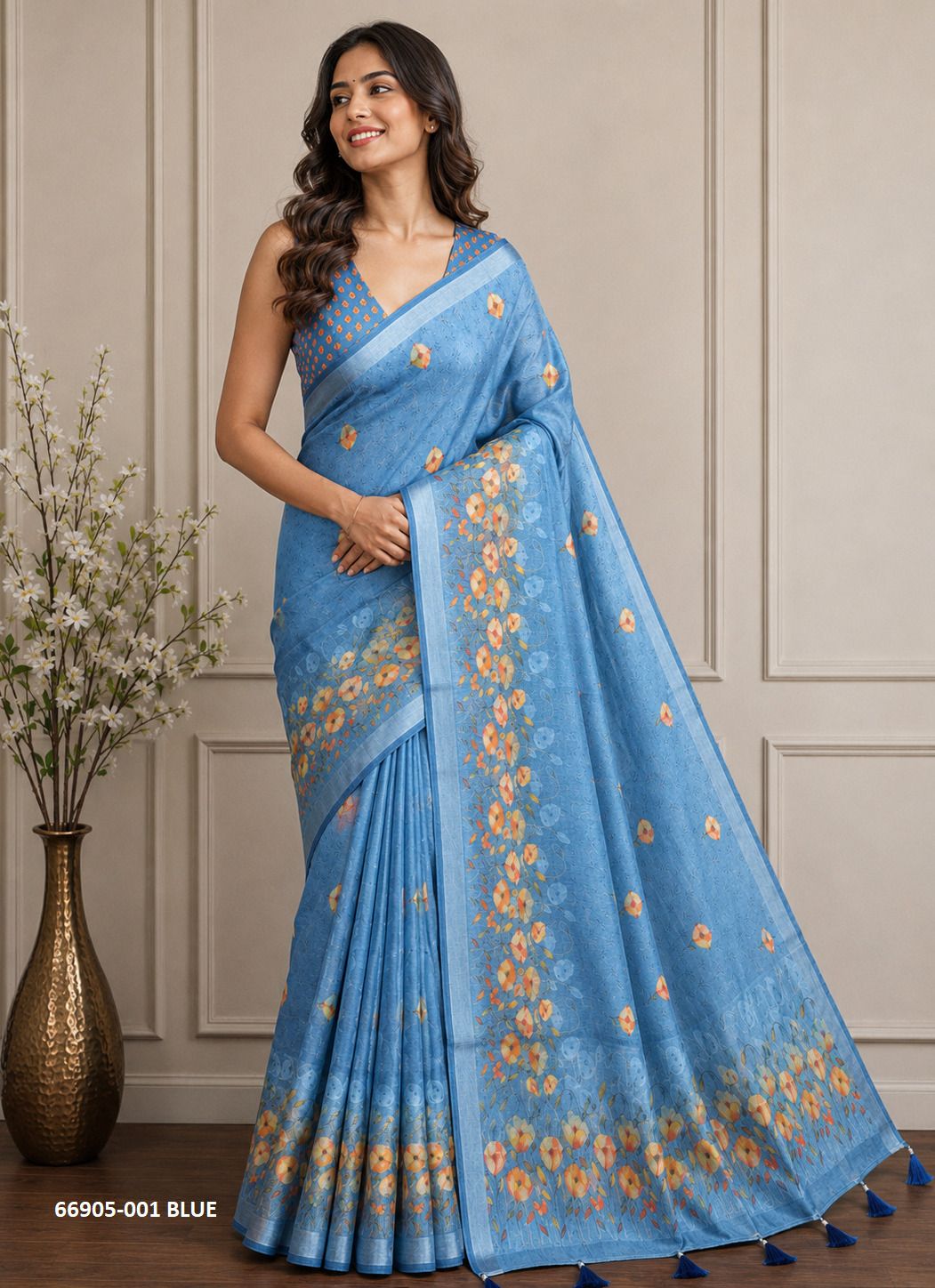 KANTI 1 - Catalog # 66905 (Set of 4 Sarees) KANTI 1 - Catalog # 66905 (Set of 4 Sarees)