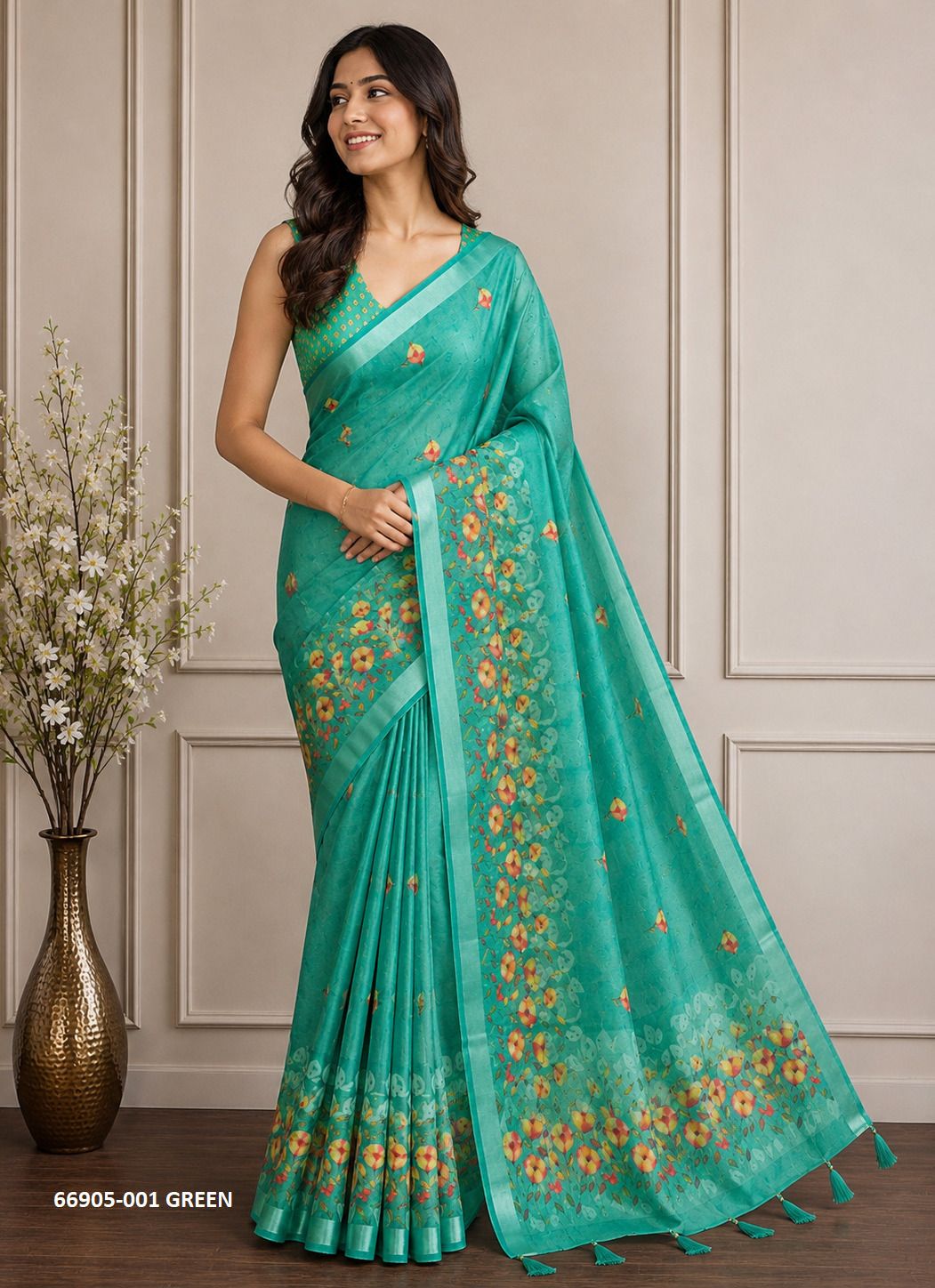 KANTI 1 - Catalog # 66905 (Set of 4 Sarees) KANTI 1 - Catalog # 66905 (Set of 4 Sarees)