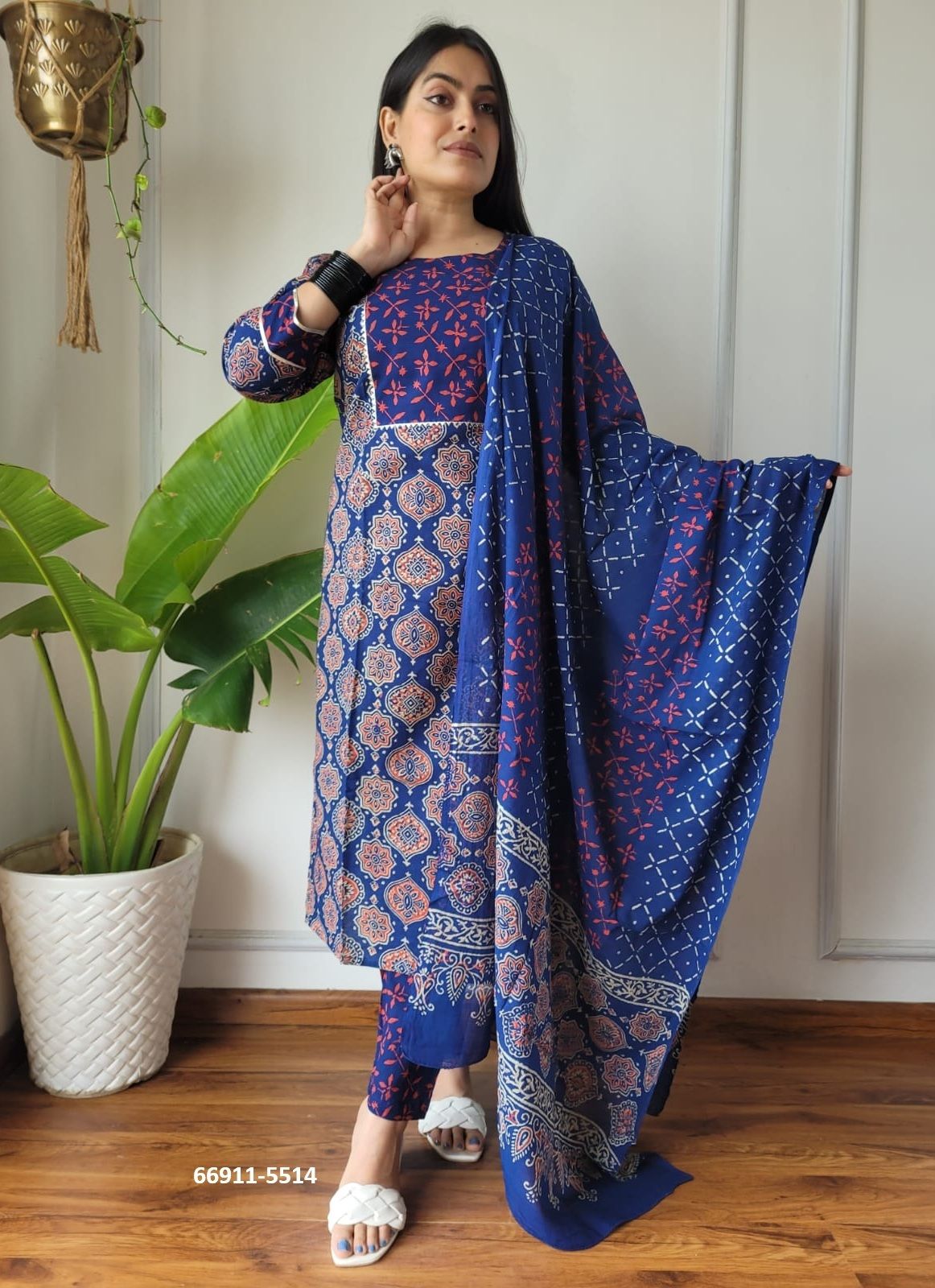 PURE HAND BAGRU PRINT COTTONS 9 - Catalog # 66911 (Set of 9 Readymade Salwar Suits) PURE HAND BAGRU PRINT COTTONS 9 - Catalog # 66911 (Set of 9 Readymade Salwar Suits)