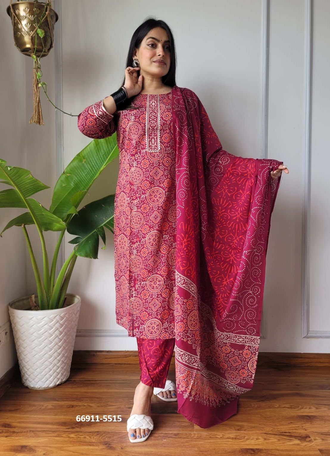PURE HAND BAGRU PRINT COTTONS 9 - Catalog # 66911 (Set of 9 Readymade Salwar Suits) PURE HAND BAGRU PRINT COTTONS 9 - Catalog # 66911 (Set of 9 Readymade Salwar Suits)