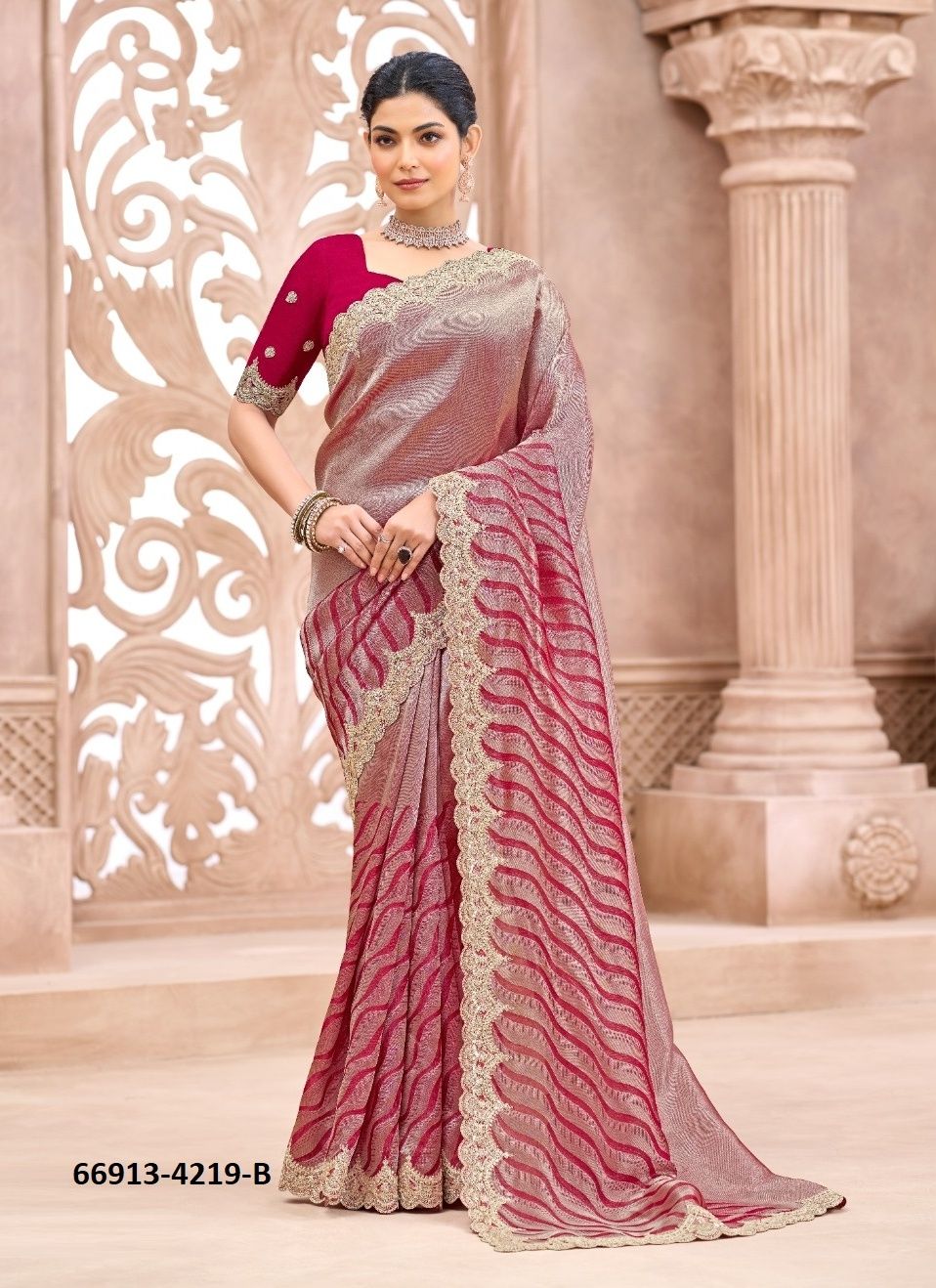 COLOURS OF 4219 - Catalog # 66913 (Set of 5 Sarees) COLOURS OF 4219 - Catalog # 66913 (Set of 5 Sarees)