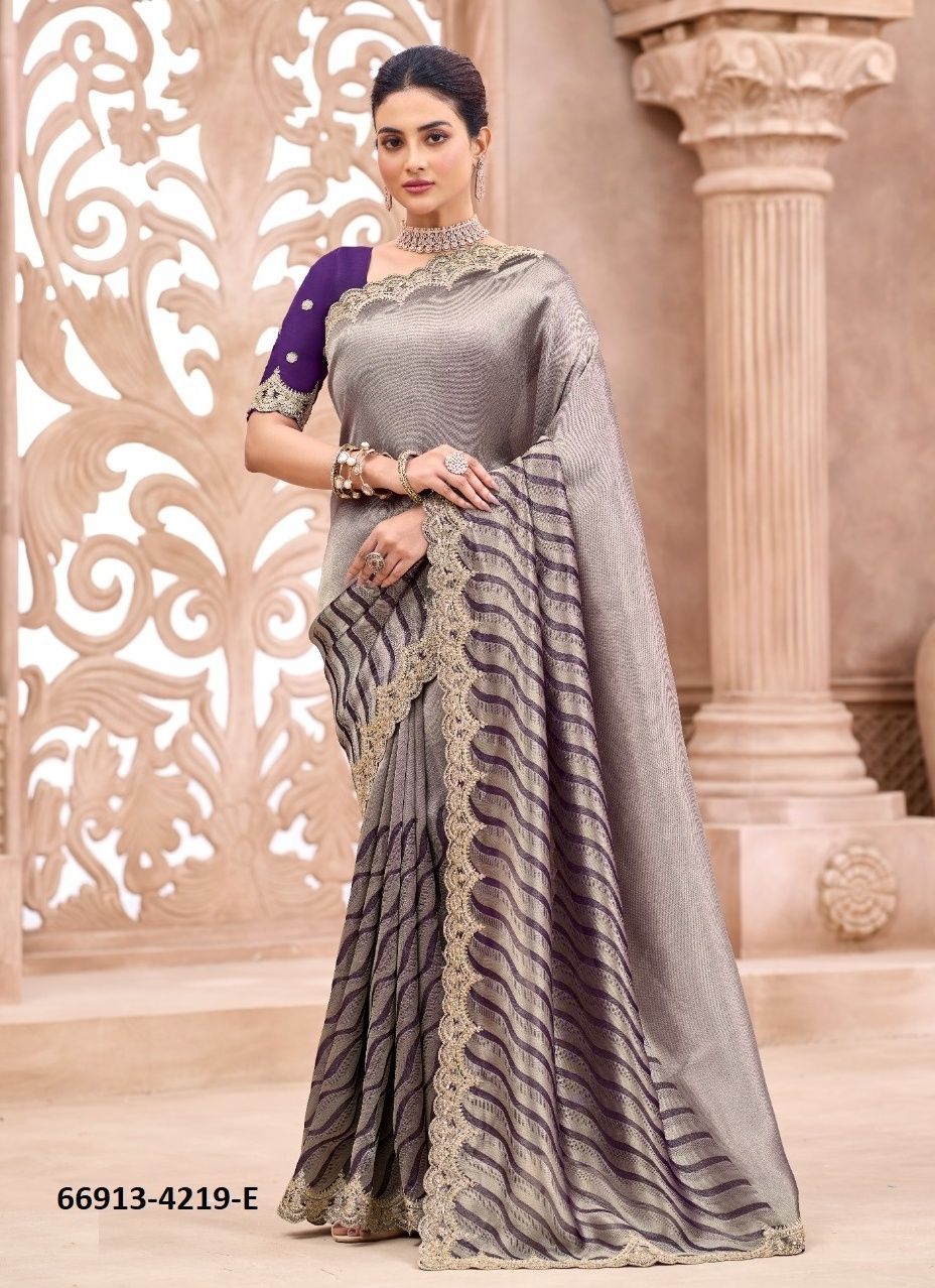 COLOURS OF 4219 - Catalog # 66913 (Set of 5 Sarees) COLOURS OF 4219 - Catalog # 66913 (Set of 5 Sarees)