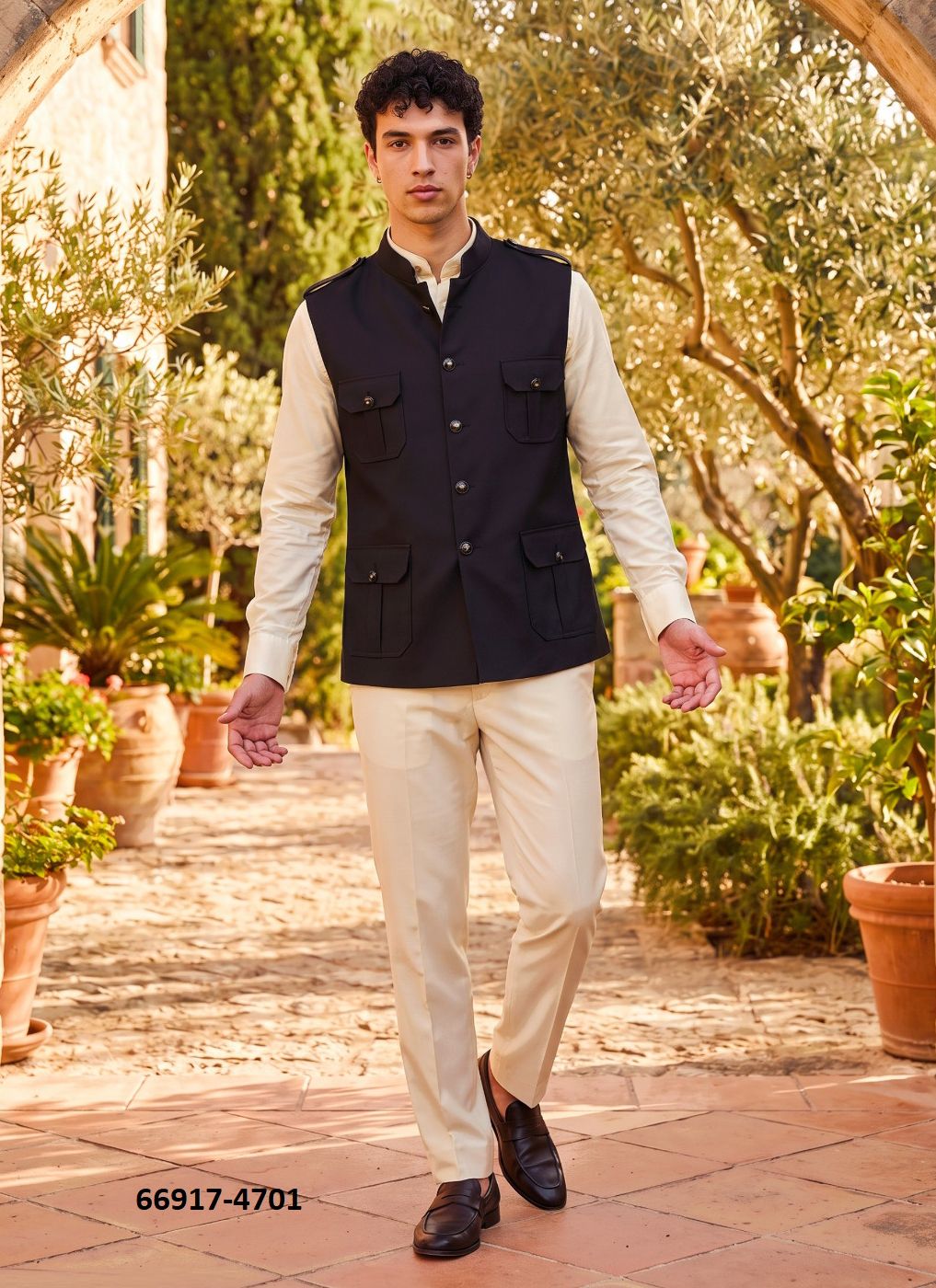 WEDDING COLLECTION 47 - Catalog # 66917 (Set of 7 Men's Ethnic Wear) WEDDING COLLECTION 47 - Catalog # 66917 (Set of 7 Men's Ethnic Wear)