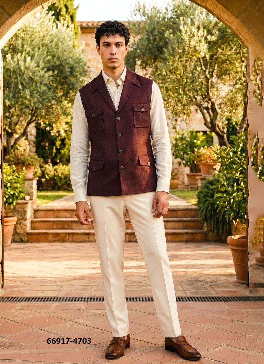 WEDDING COLLECTION 47 - Catalog # 66917 (Set of 7 Men's Ethnic Wear) WEDDING COLLECTION 47 - Catalog # 66917 (Set of 7 Men's Ethnic Wear)