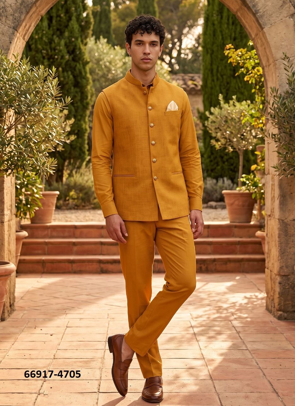 WEDDING COLLECTION 47 - Catalog # 66917 (Set of 7 Men's Ethnic Wear) WEDDING COLLECTION 47 - Catalog # 66917 (Set of 7 Men's Ethnic Wear)
