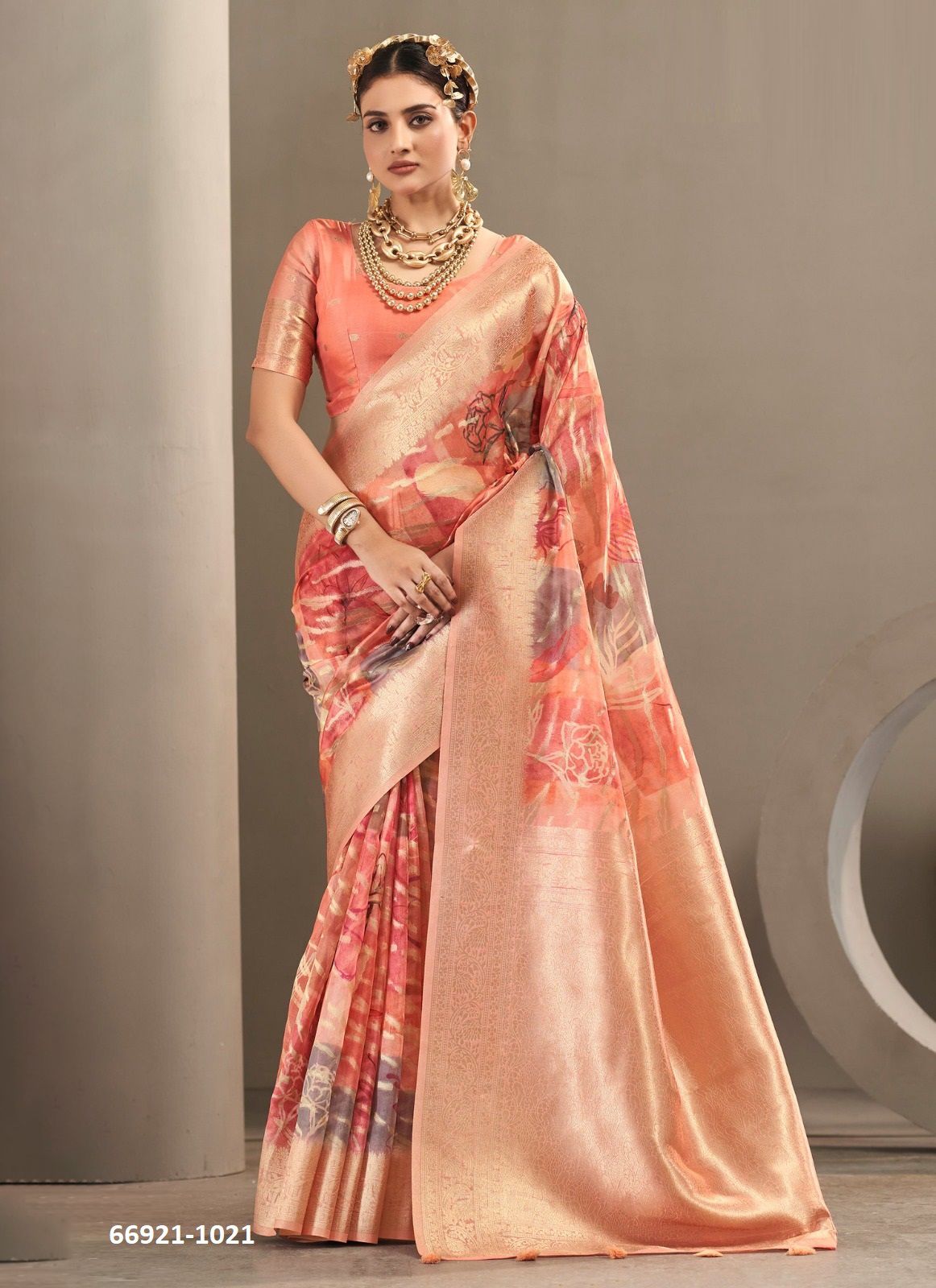 MANORAMA - Catalog # 66921 (Set of 9 Sarees) MANORAMA - Catalog # 66921 (Set of 9 Sarees)