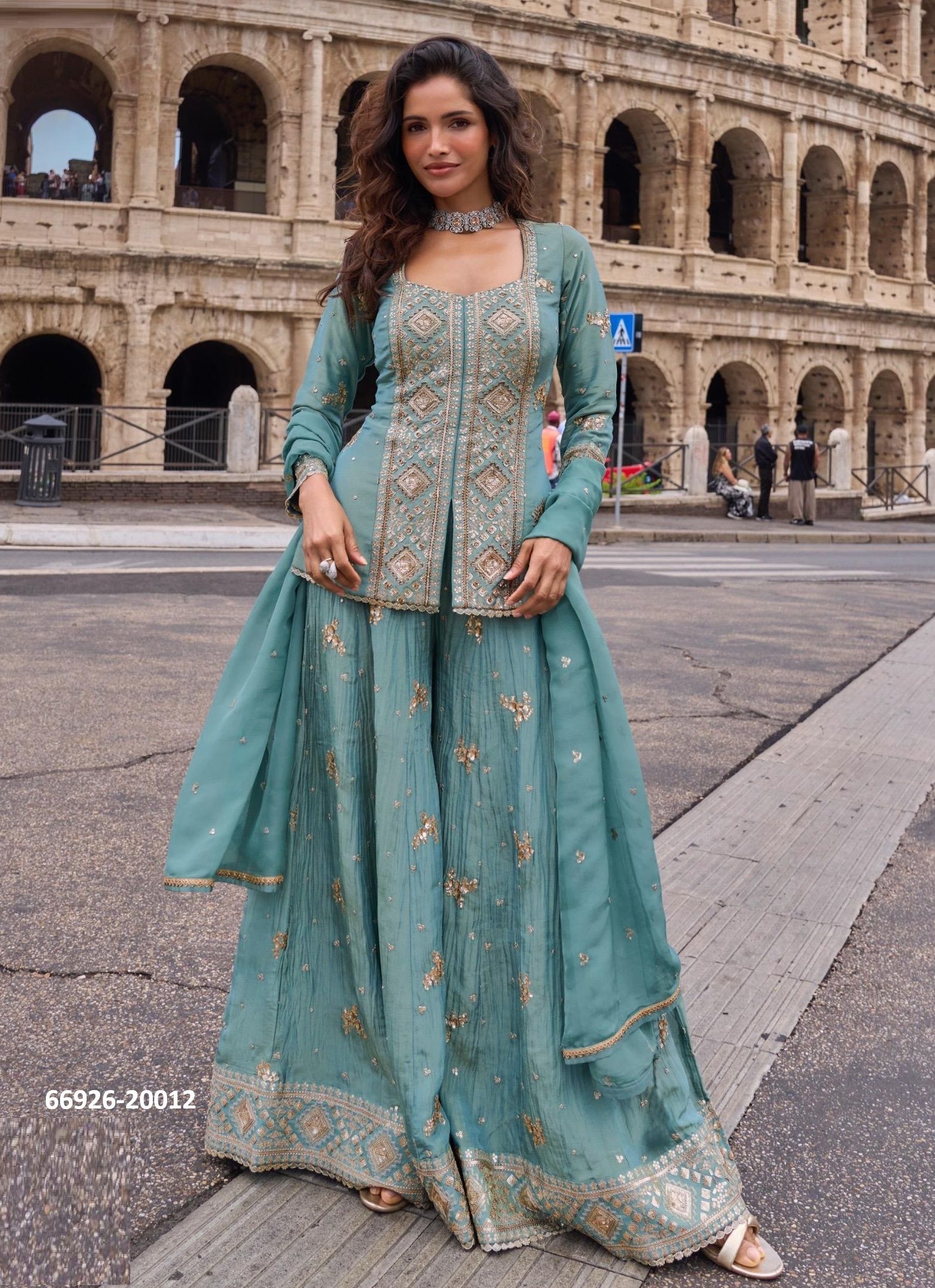 MEHAR - Catalog # 66926 (Set of 3 Readymade Salwar Suits)