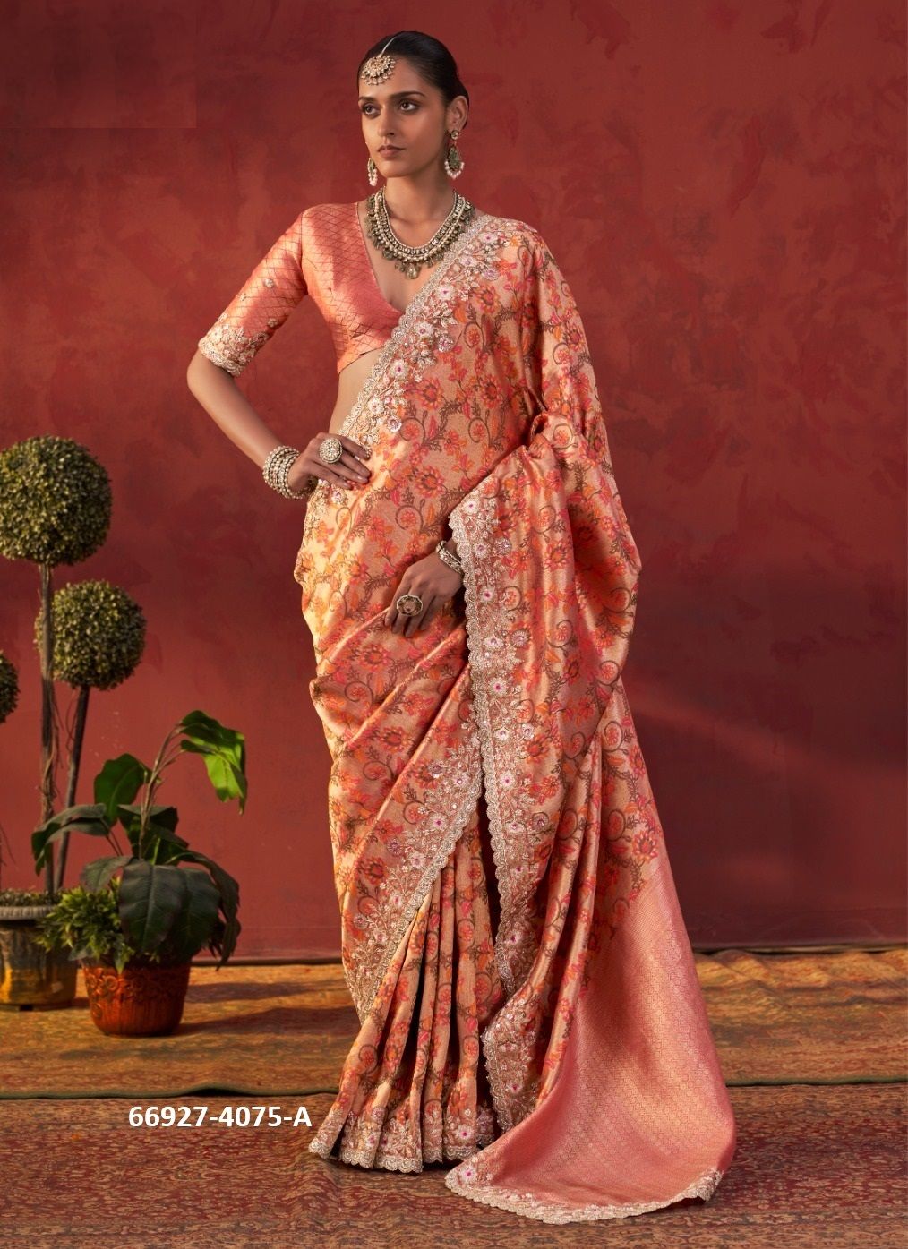 PAURANIK - Catalog # 66927 (Set of 5 Sarees) PAURANIK - Catalog # 66927 (Set of 5 Sarees)