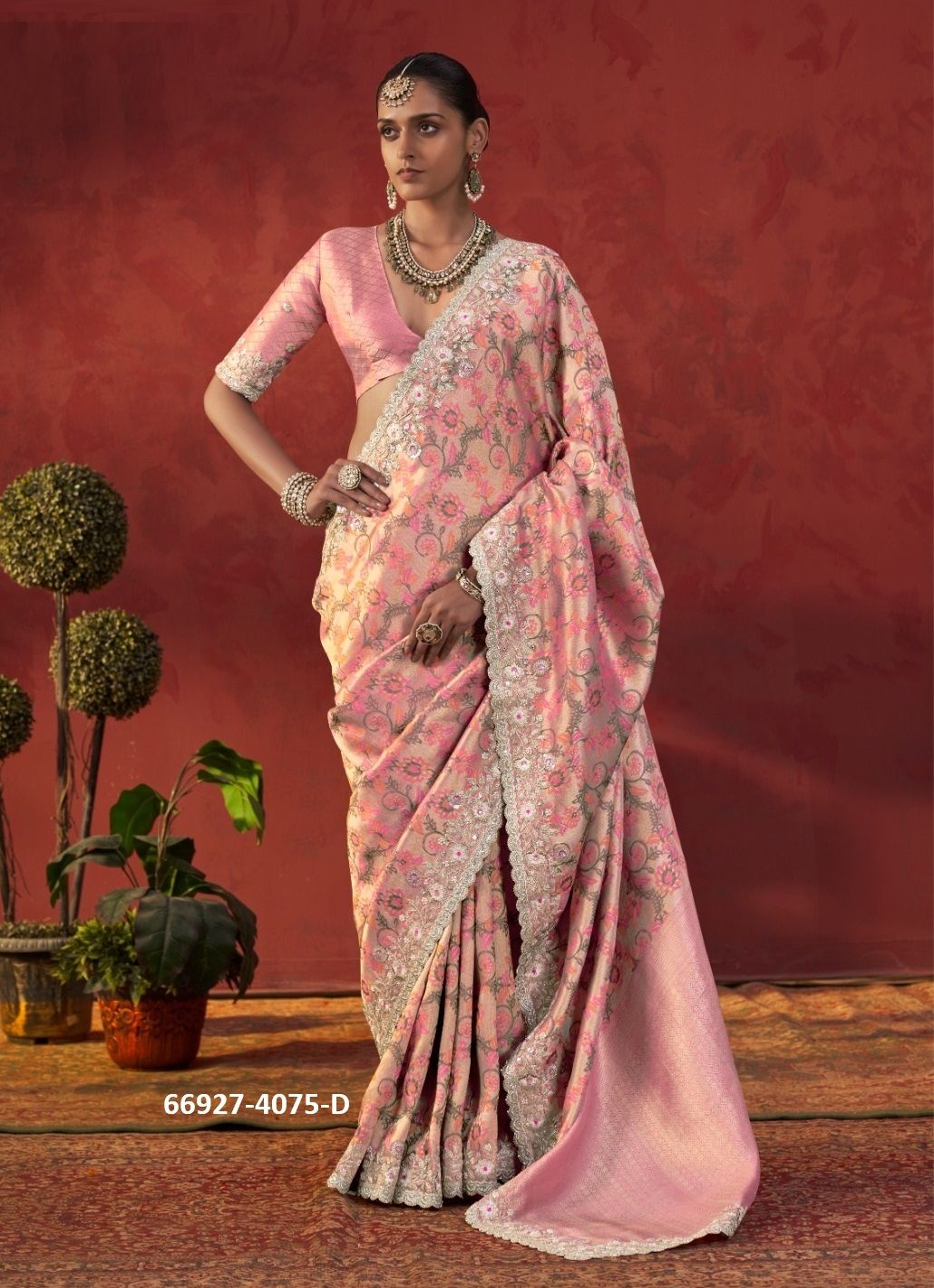 PAURANIK - Catalog # 66927 (Set of 5 Sarees) PAURANIK - Catalog # 66927 (Set of 5 Sarees)