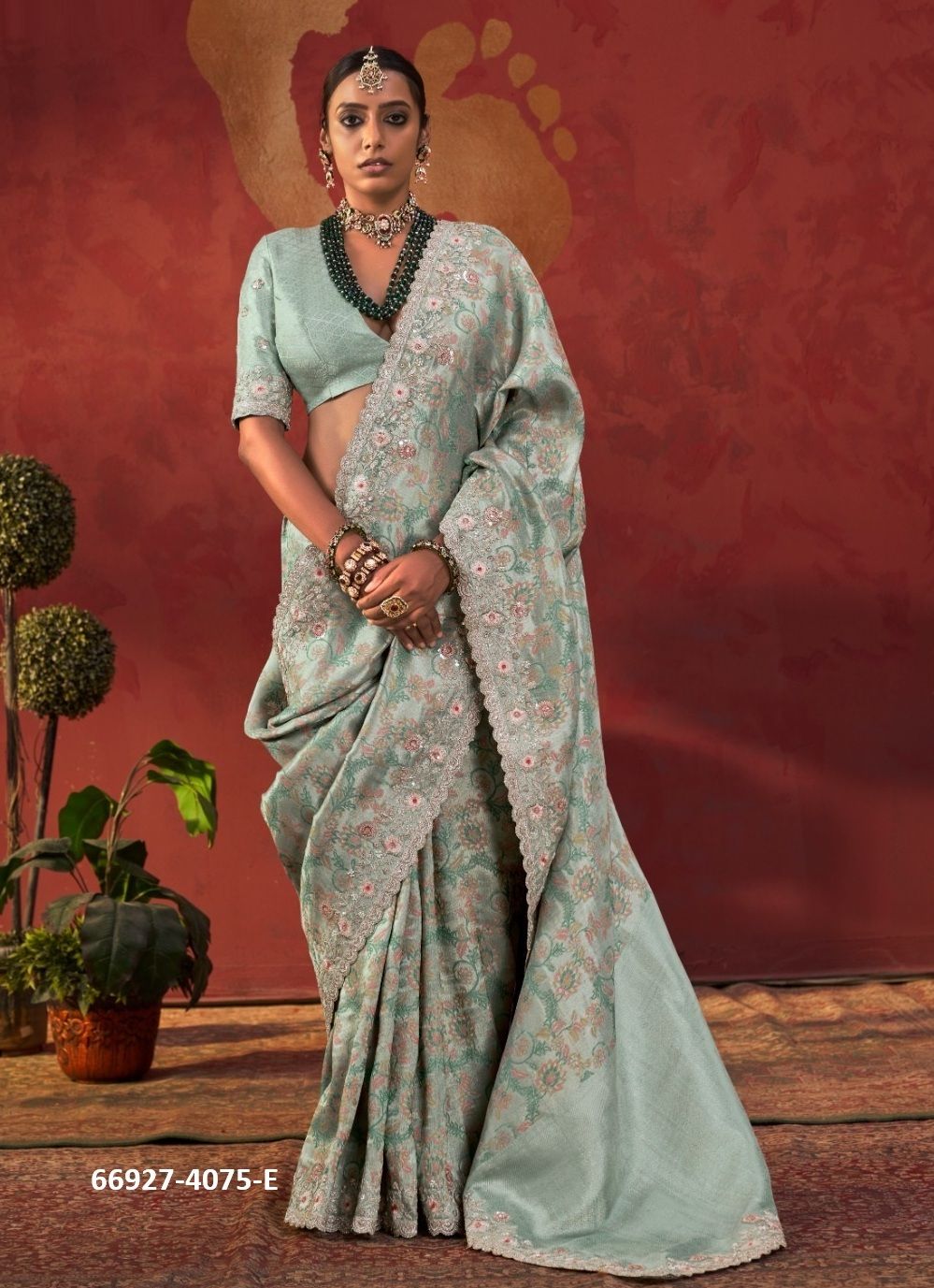 PAURANIK - Catalog # 66927 (Set of 5 Sarees) PAURANIK - Catalog # 66927 (Set of 5 Sarees)