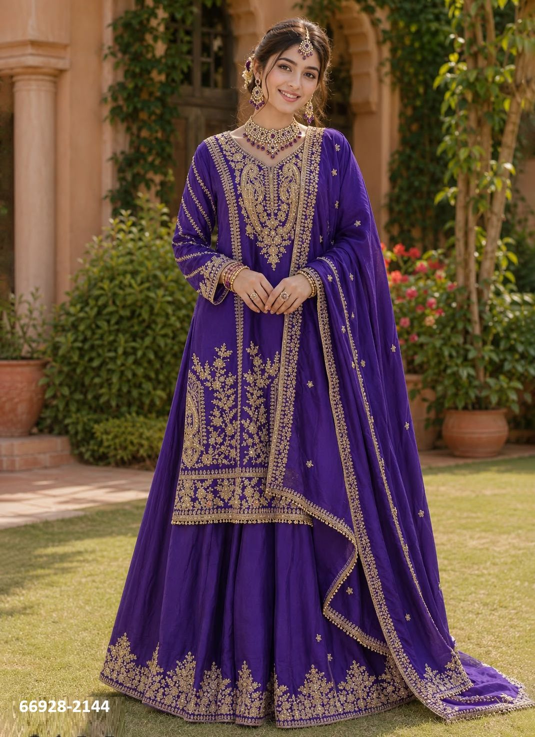 MIRZA - Catalog # 66928 (Set of 3 Readymade Salwar Suits) MIRZA - Catalog # 66928 (Set of 3 Readymade Salwar Suits)