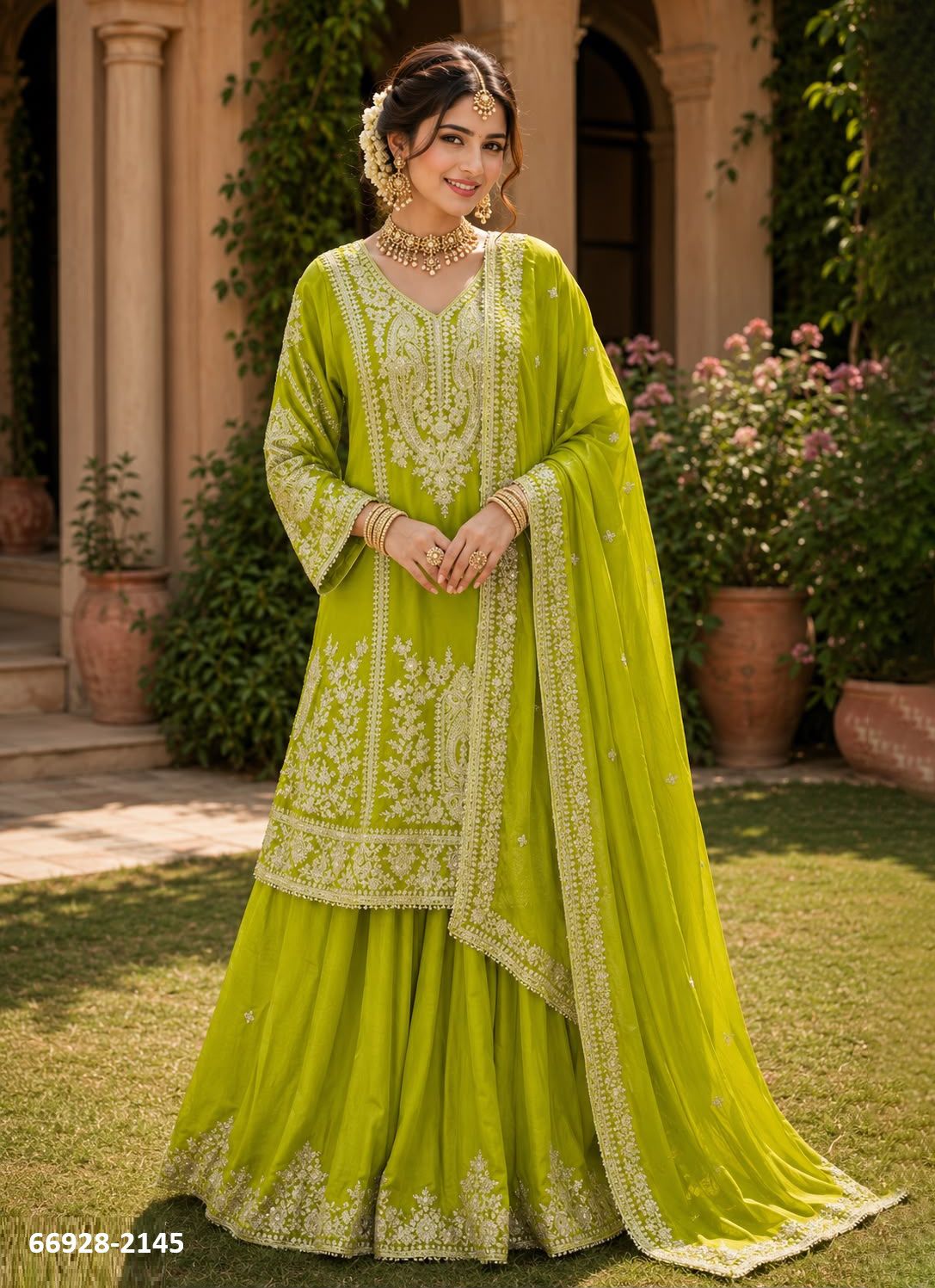 MIRZA - Catalog # 66928 (Set of 3 Readymade Salwar Suits) MIRZA - Catalog # 66928 (Set of 3 Readymade Salwar Suits)