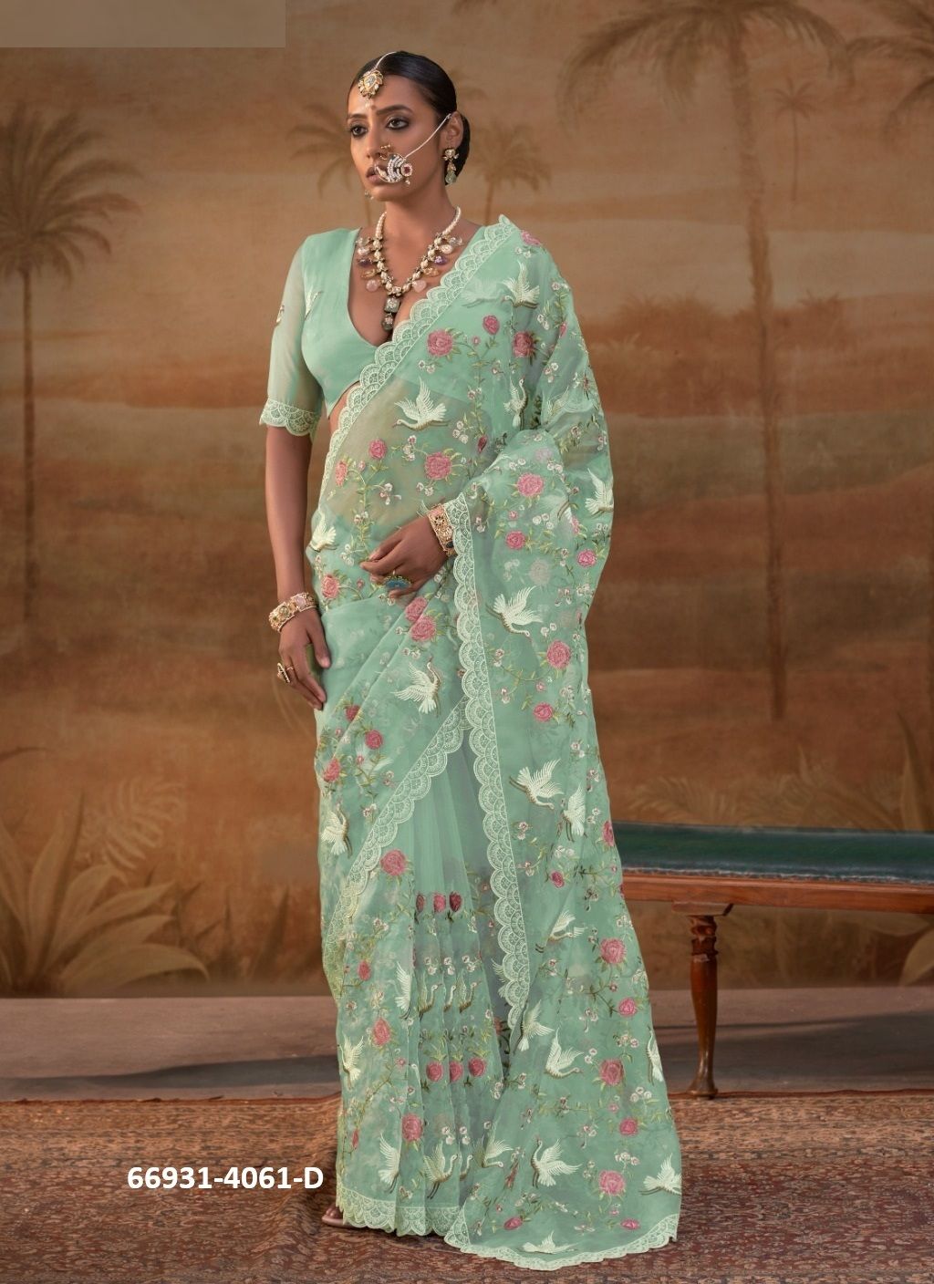 CHITRAKALA - Catalog # 66931 (Set of 6 Sarees) CHITRAKALA - Catalog # 66931 (Set of 6 Sarees)